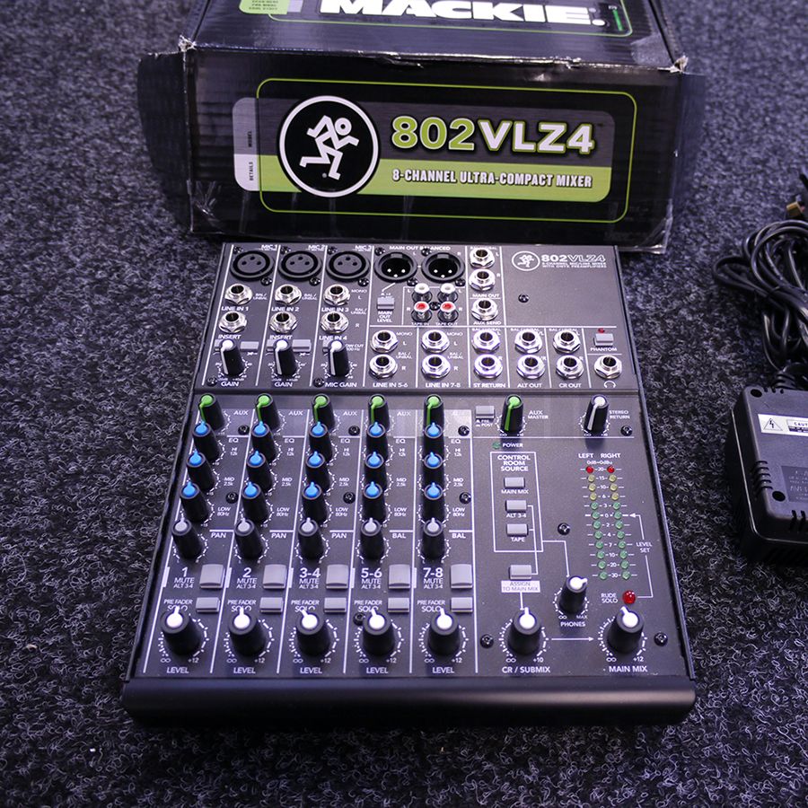 Mackie 802 VLZ4 Mixer w/ Box 2nd Hand Rich Tone Music