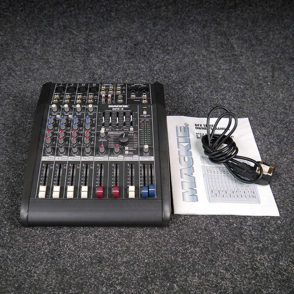 Mackie DFX6 Compact Mixer 2nd Hand Rich Tone Music