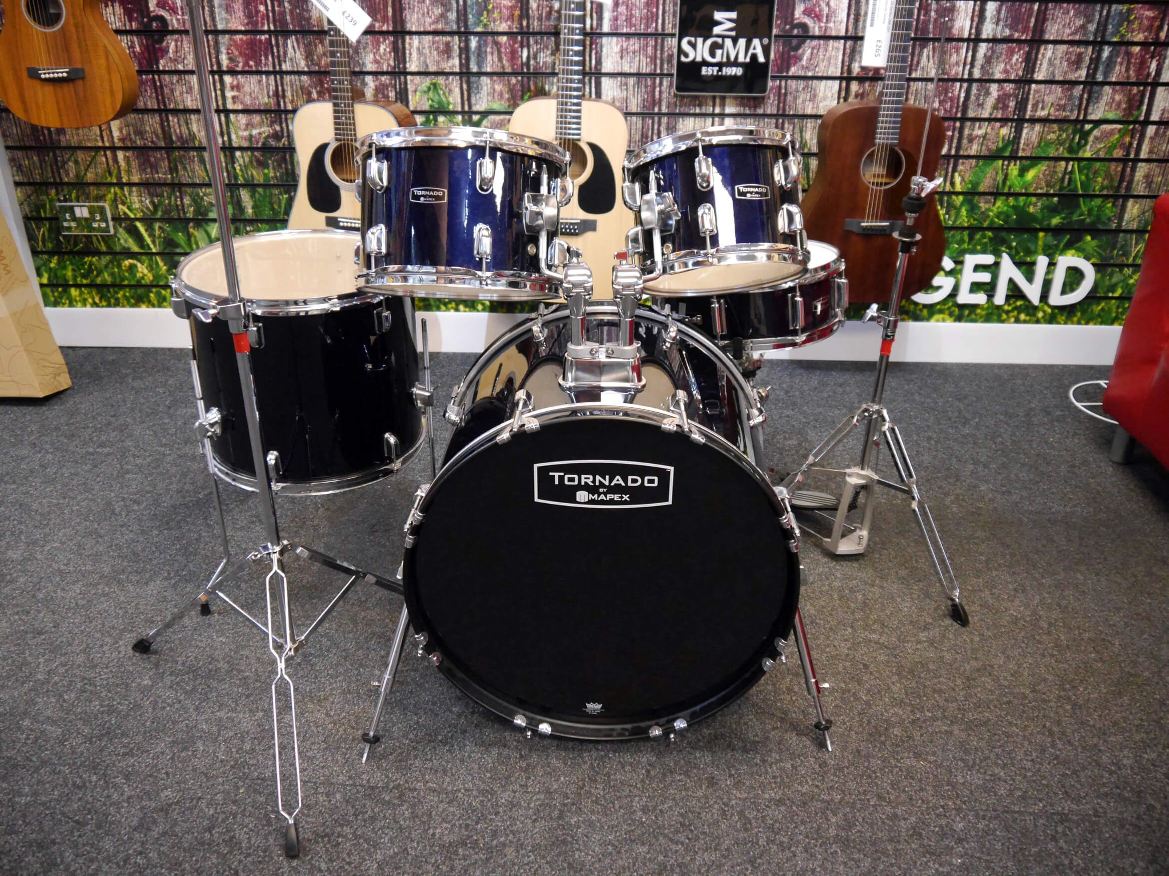 Mapex Tornado 5Piece Rock Fusion Kit Blue **COLLECTION ONLY** 2nd