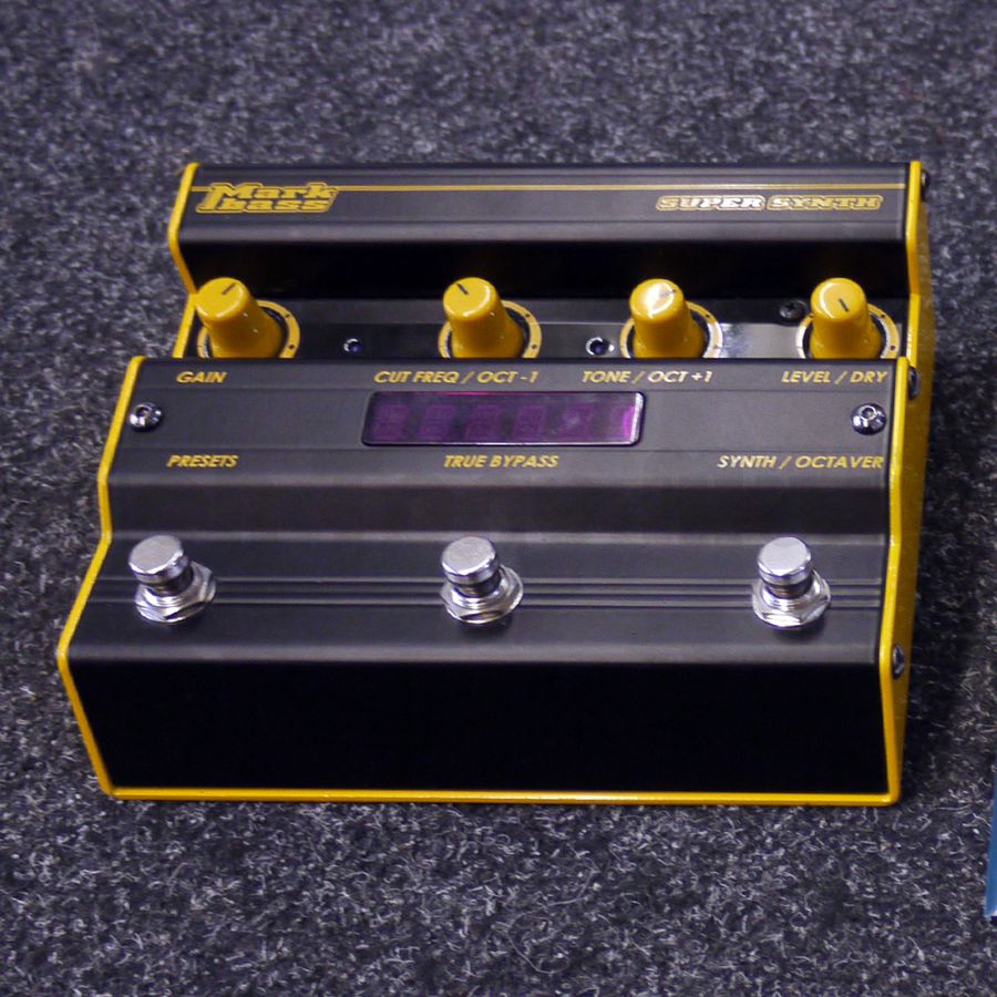 Markbass Super Synth Bass FX Pedal w/ PSU & Manual 2nd Hand Rich