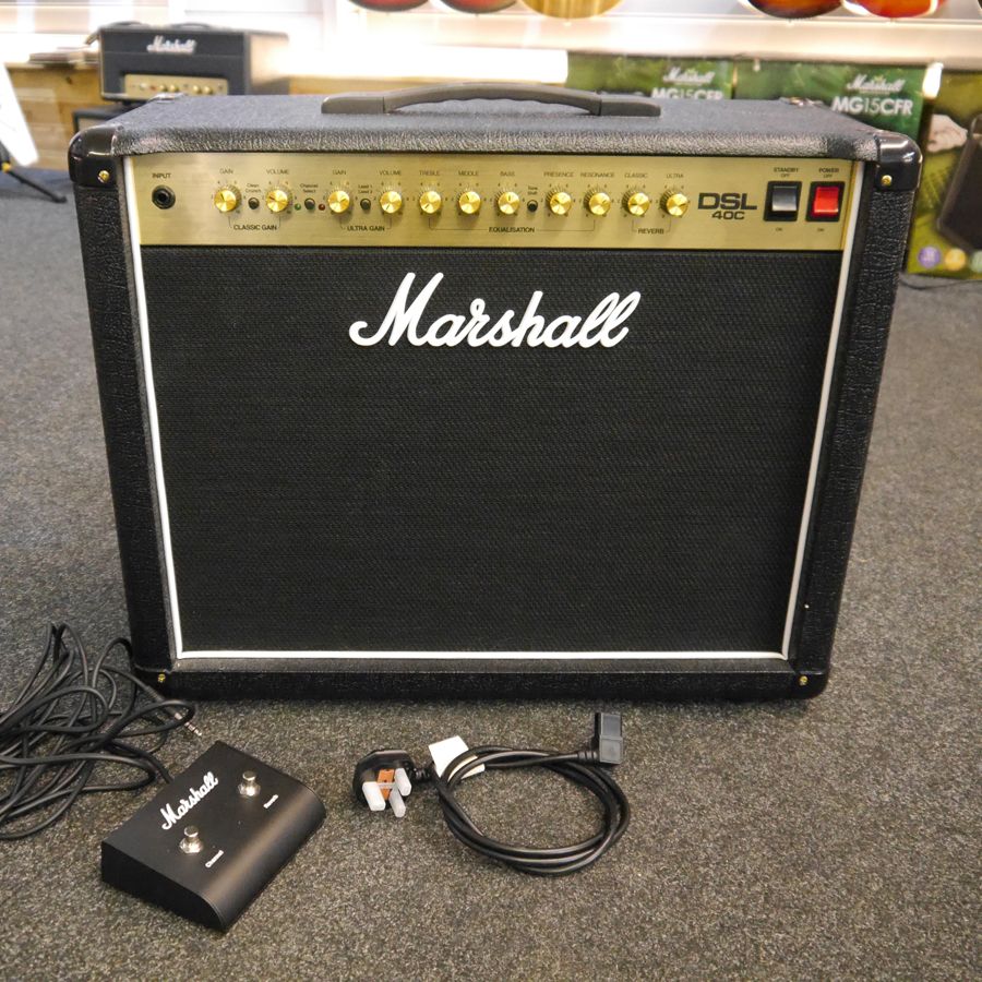 Marshall DSL40C with 2way footswitch 2nd Hand Rich Tone Music