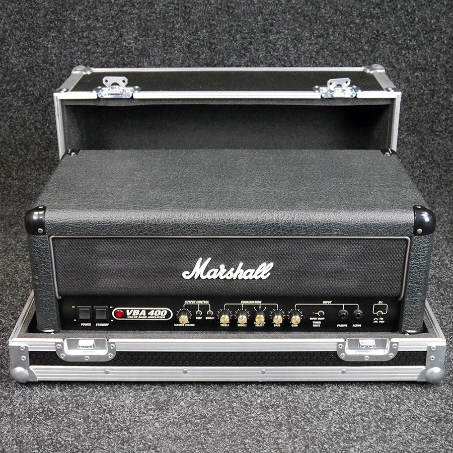 Marshall VBA 400 Bass Amp Head w/ Flight Case - 2nd Hand | Rich Tone Music