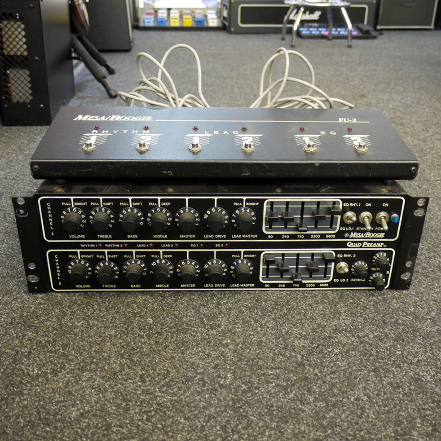 Mesa Boogie Quad Preamp w/ Foot Controller 2nd Hand Rich Tone Music