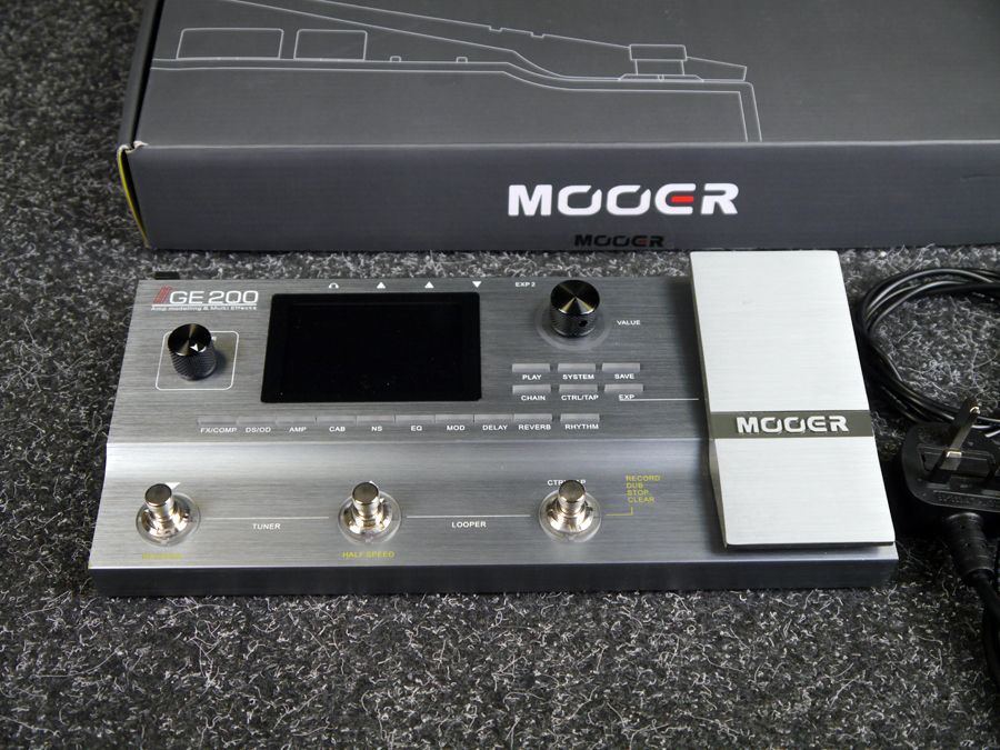 Mooer GE200 Multi Effects Modelling Pedal w/Box & PSU 2nd Hand Rich