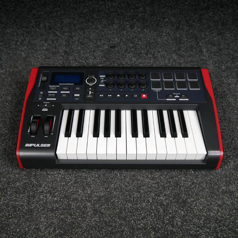 Novation Impulse 25 MIDI Controller 2nd Hand Rich Tone Music