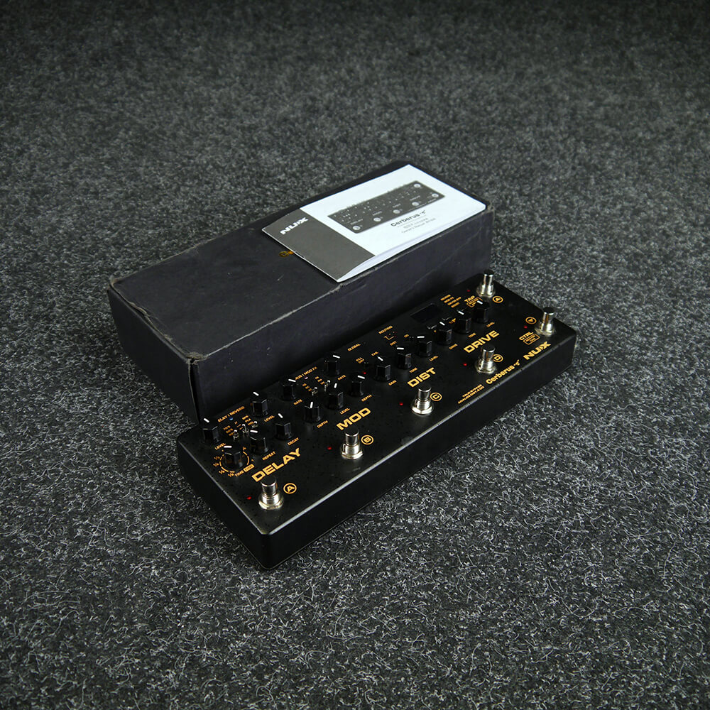 Nux Cerberus Multi Effects Pedal w/Box 2nd Hand Rich Tone Music
