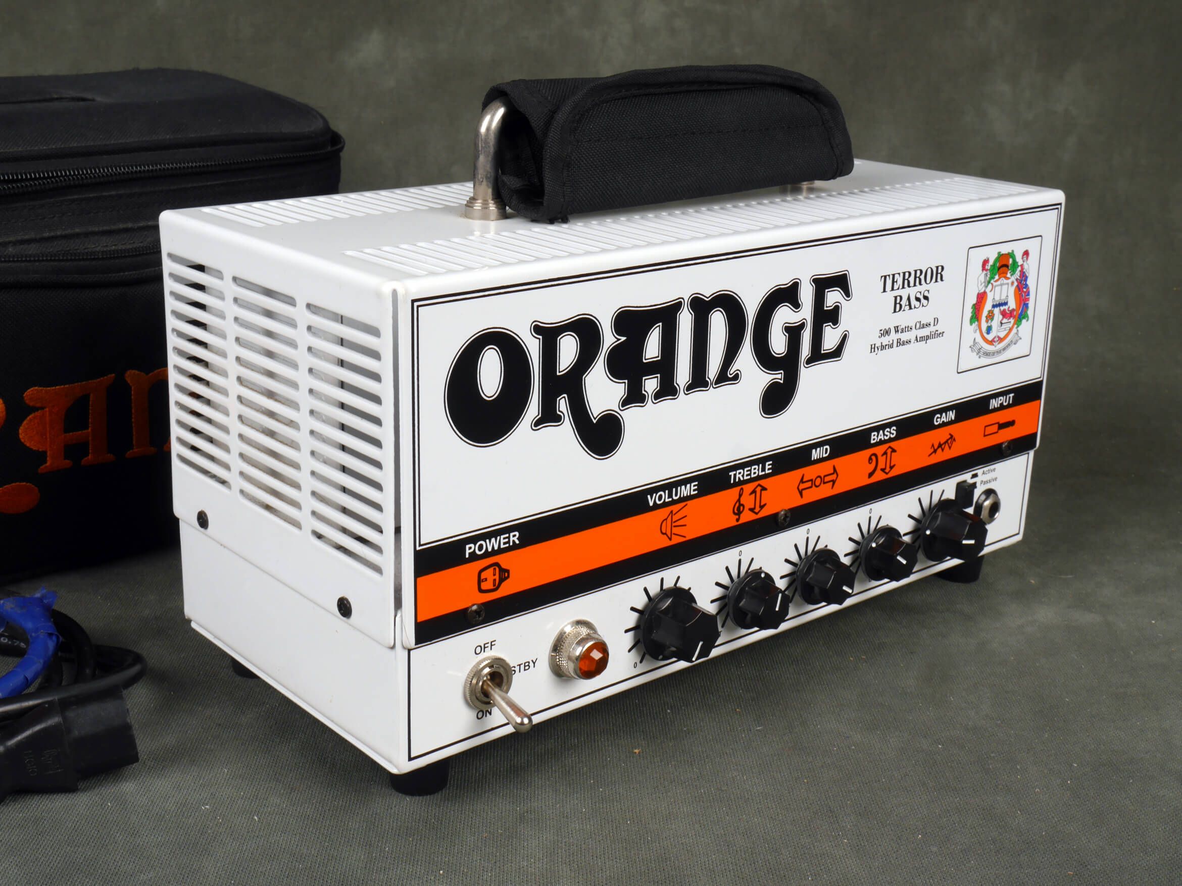 Orange Tb500 Terror Bass 500 Amp Head W Gig Bag 2nd Hand Rich Tone