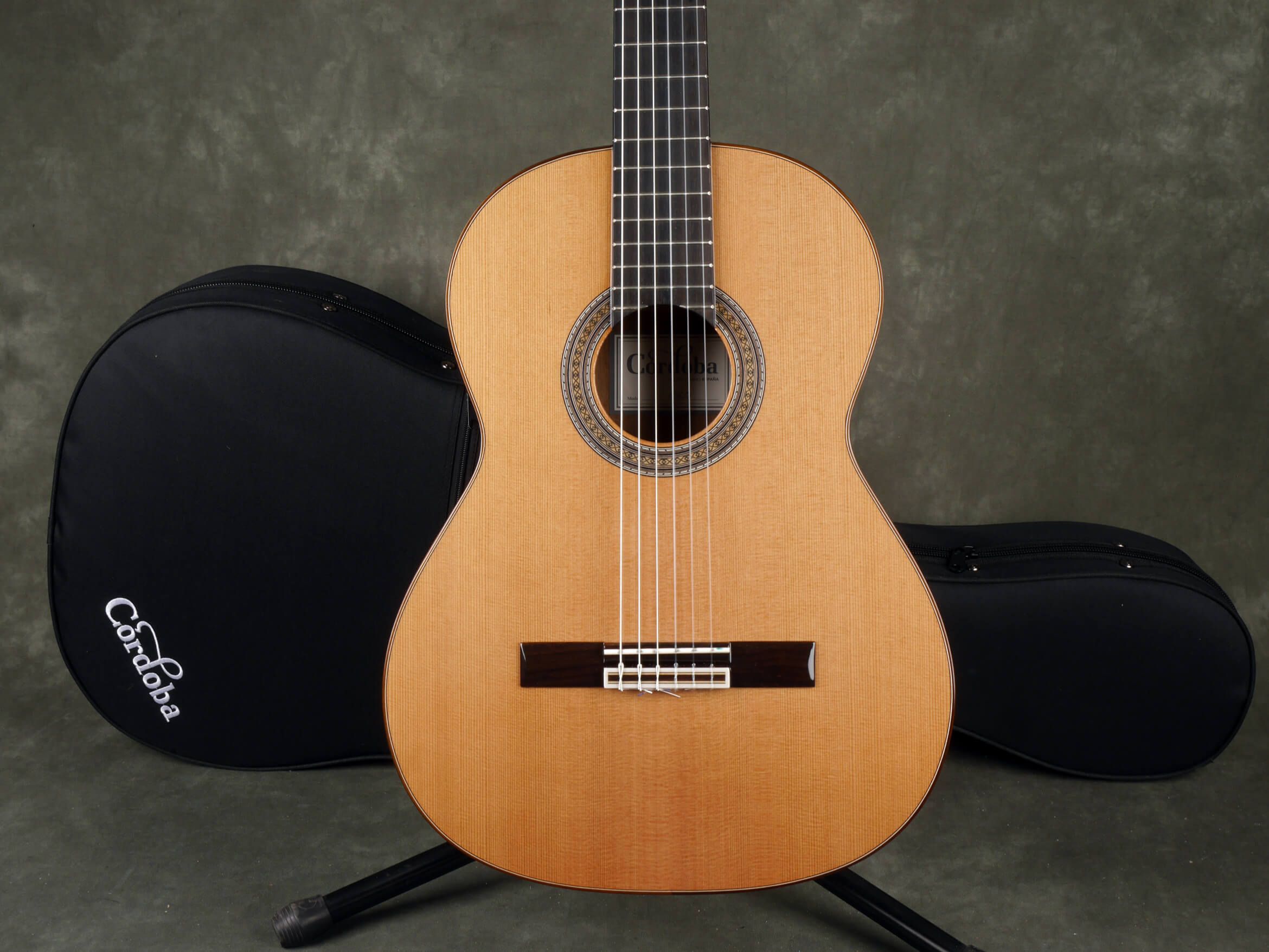 Cordoba 45co All Solid Spanish Classical Guitar Natural W Gig Bag 2nd Hand Rich Tone Music