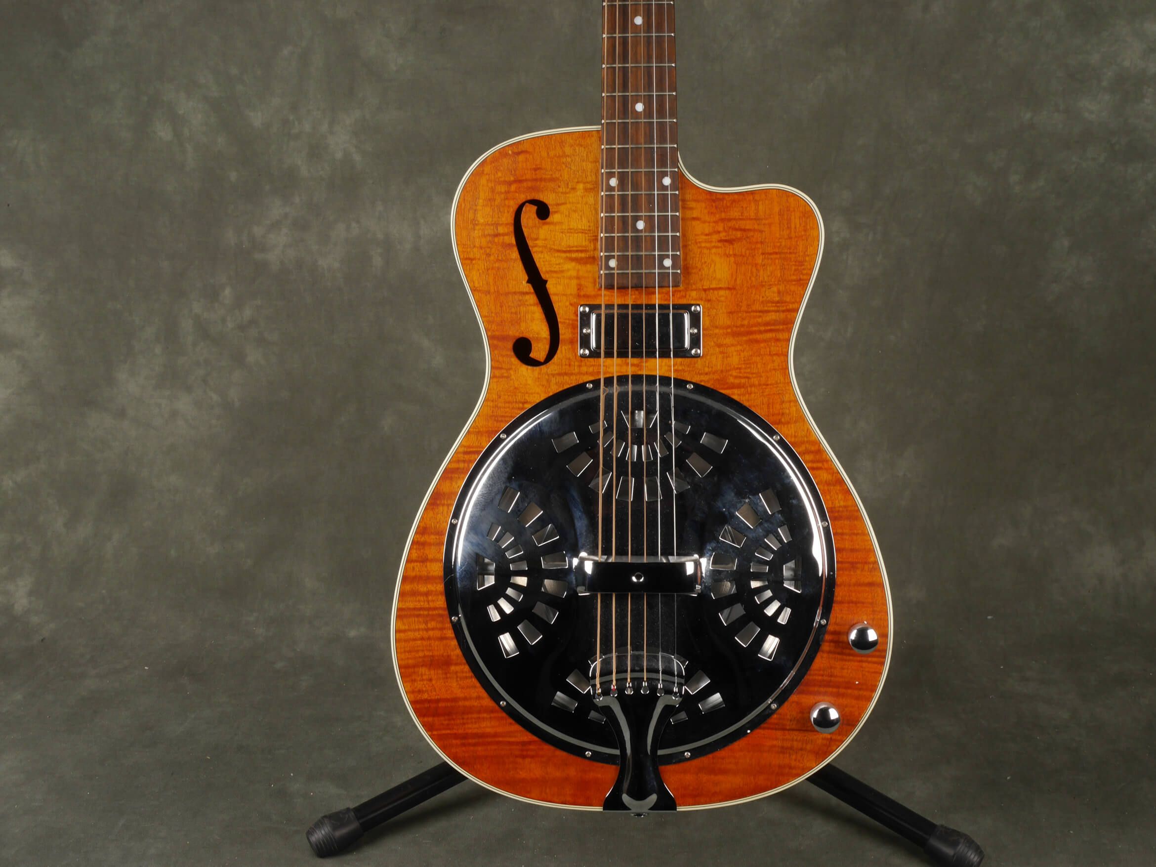 SX Resonator guitar w/Pickup Natural 2nd Hand Rich Tone Music