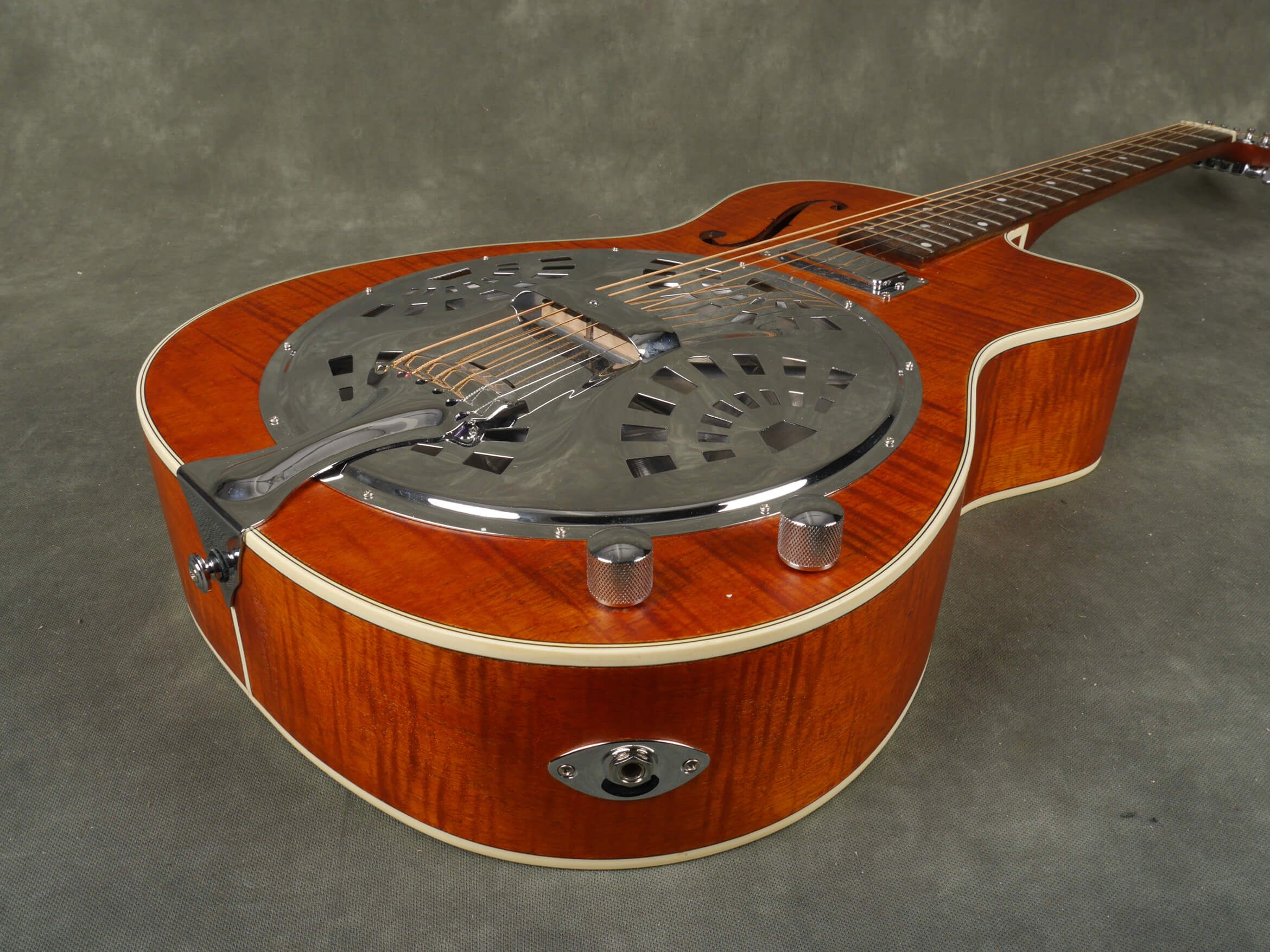 SX Resonator guitar w/Pickup Natural 2nd Hand Rich Tone Music