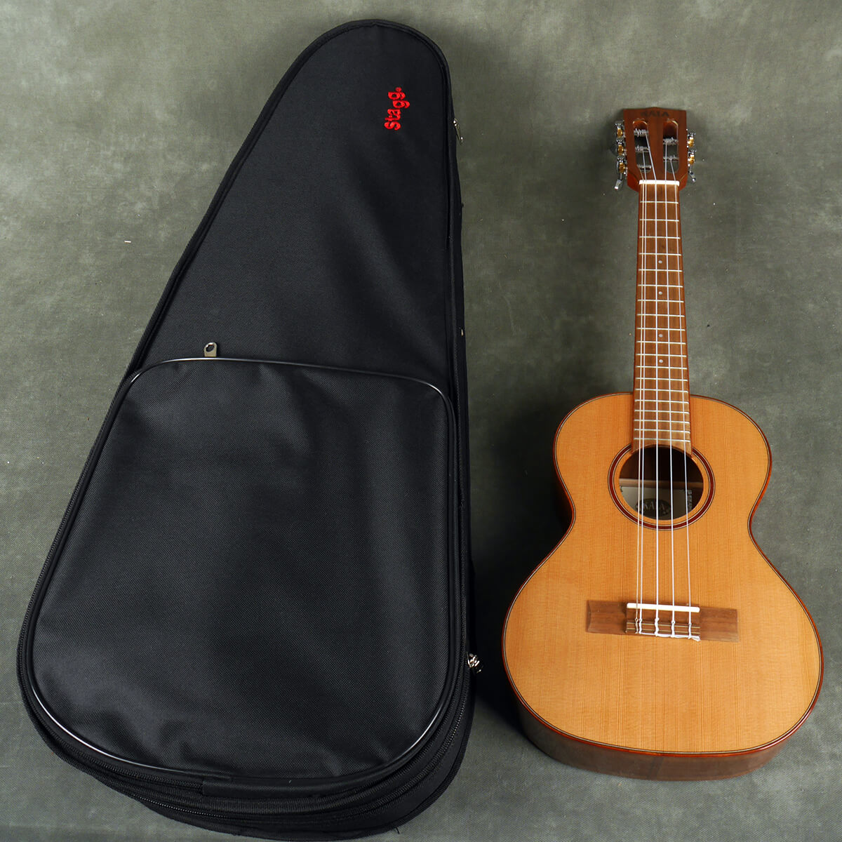 Kala KAATP5CTG Tenor Solid Cedar/Acacia 5String Ukulele w/Case 2nd