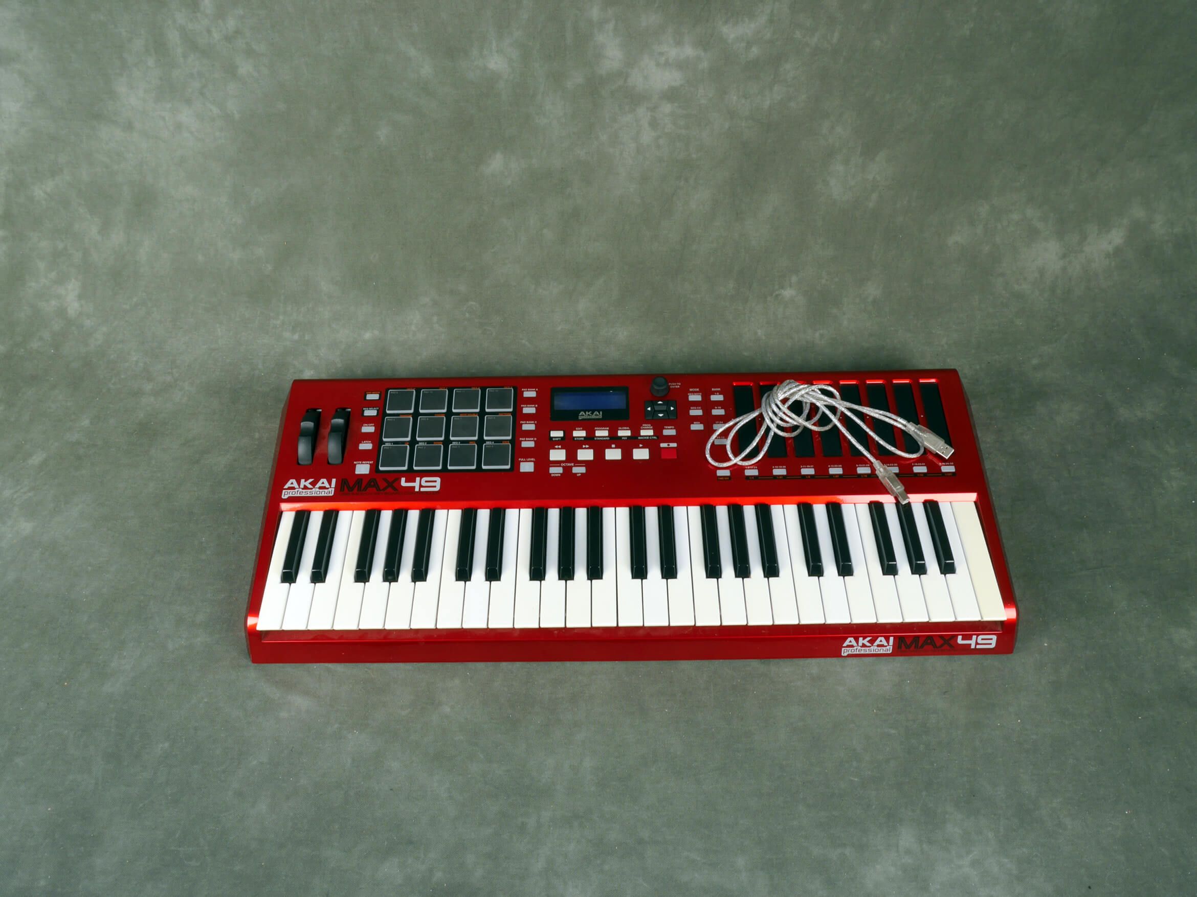 Akai Max49 USB/MIDI/CV Keyboard Controller 2nd Hand Rich Tone Music