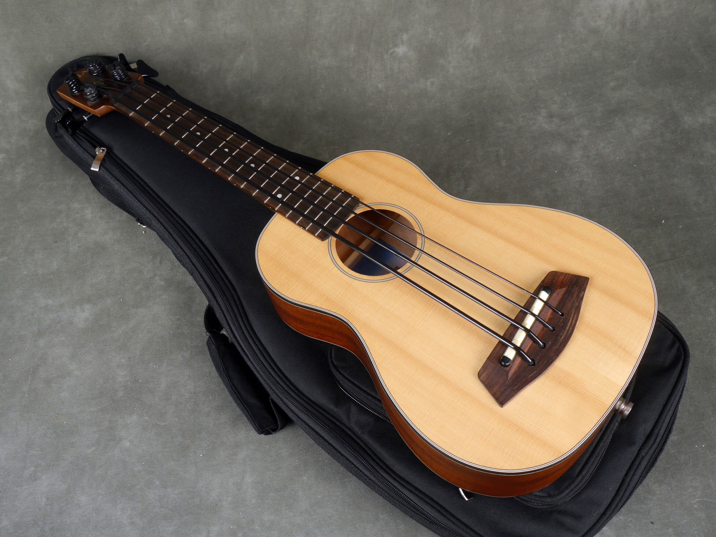 Kala UBass Ukulele Bass Natural w/Gig Bag 2nd Hand Rich Tone Music