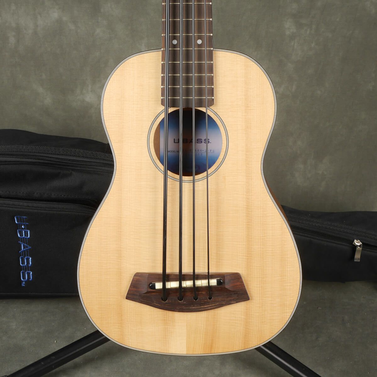 Kala UBass Ukulele Bass Natural w/Gig Bag 2nd Hand Rich Tone Music