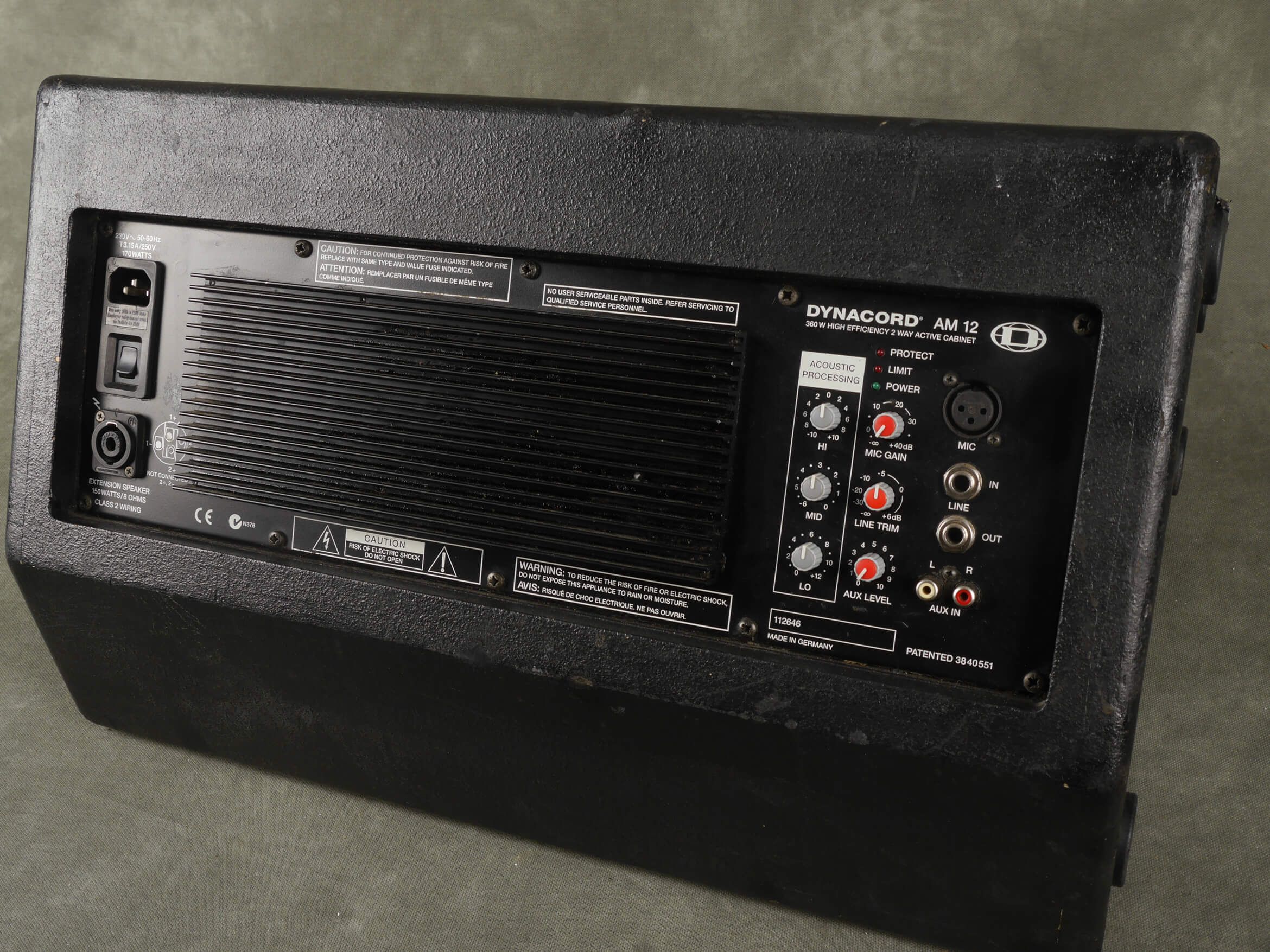 Dynacord AM12 Professional Powered Stage Monitor 2nd Hand Rich Tone