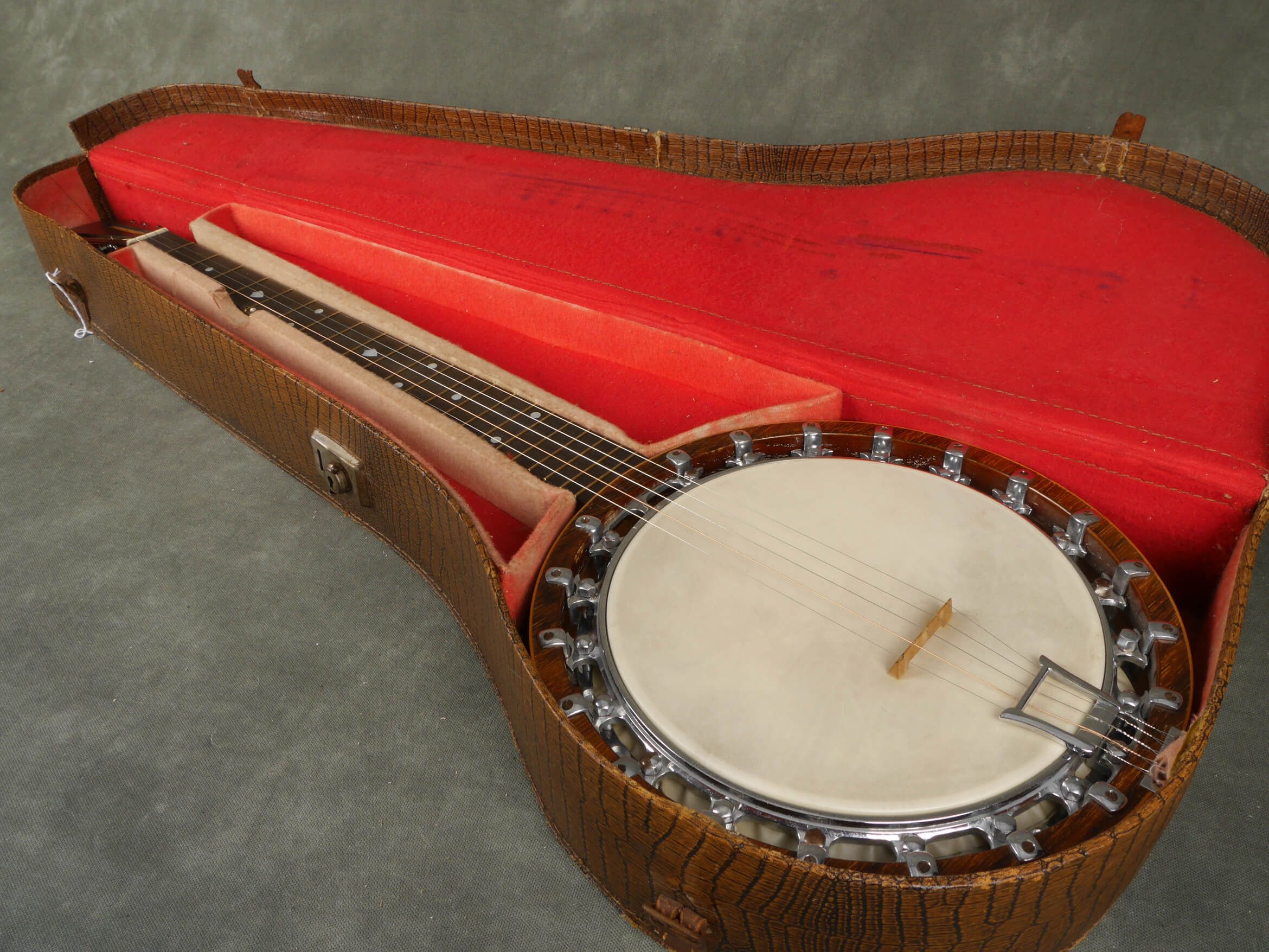 The Windsor Popular Model Zither Banjo w/Hard Case 2nd Hand Rich