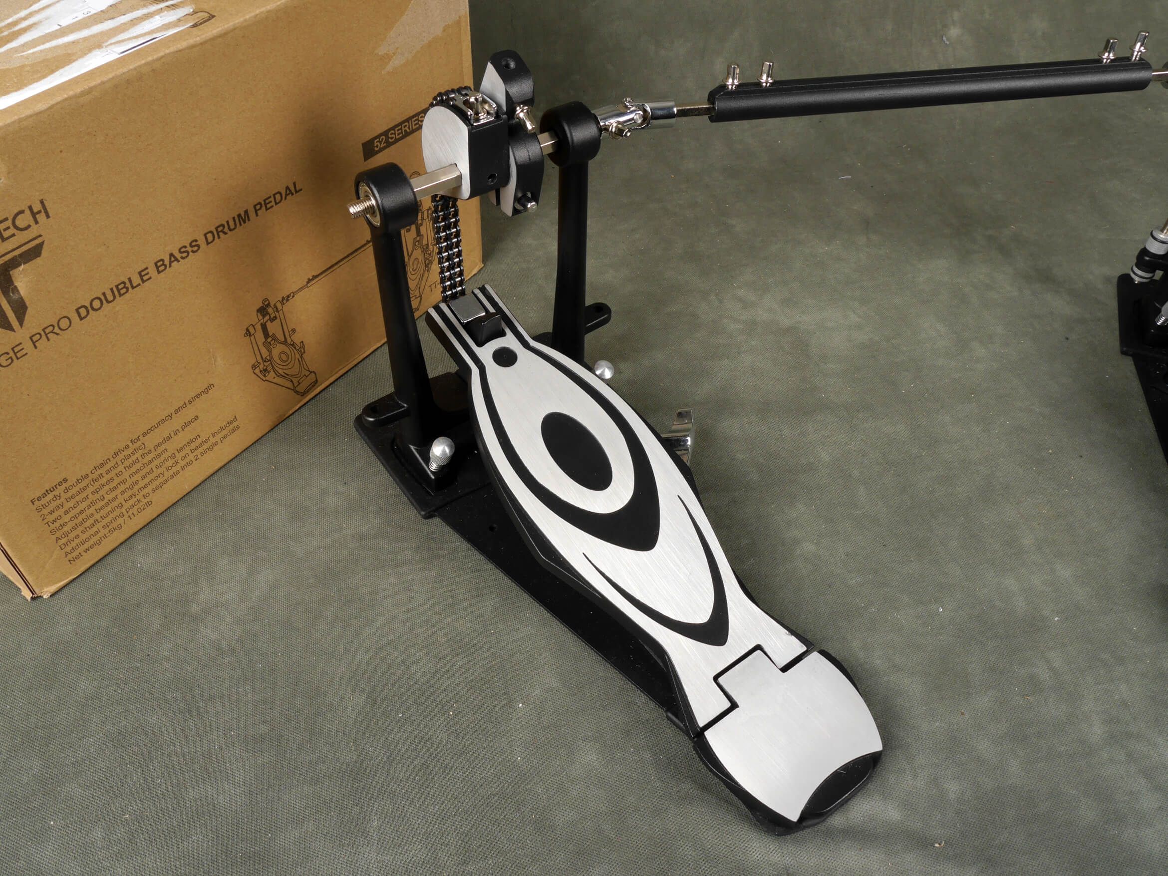 Tourtech Stagepro Double Bass Kick Drum Pedal w/Box 2nd Hand Rich