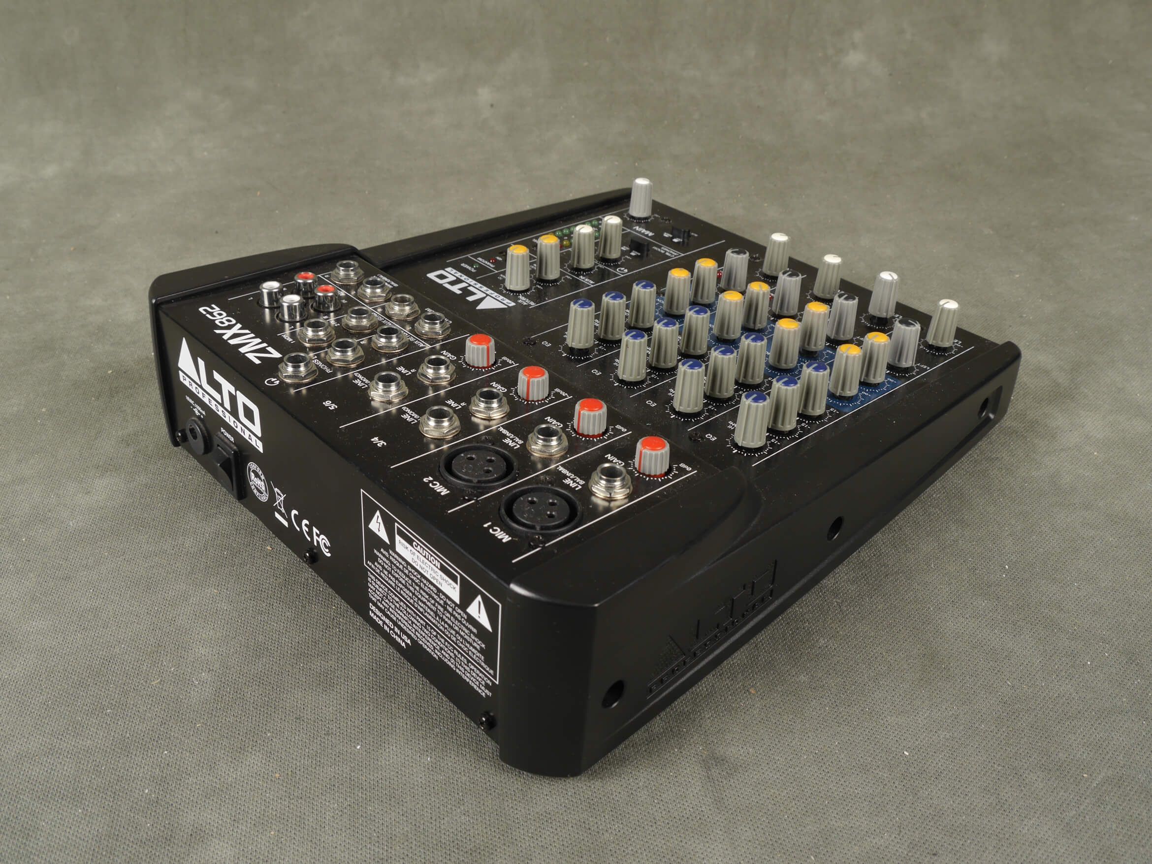 Alto ZMX862 Small Format Mixer w/PSU 2nd Hand Rich Tone Music