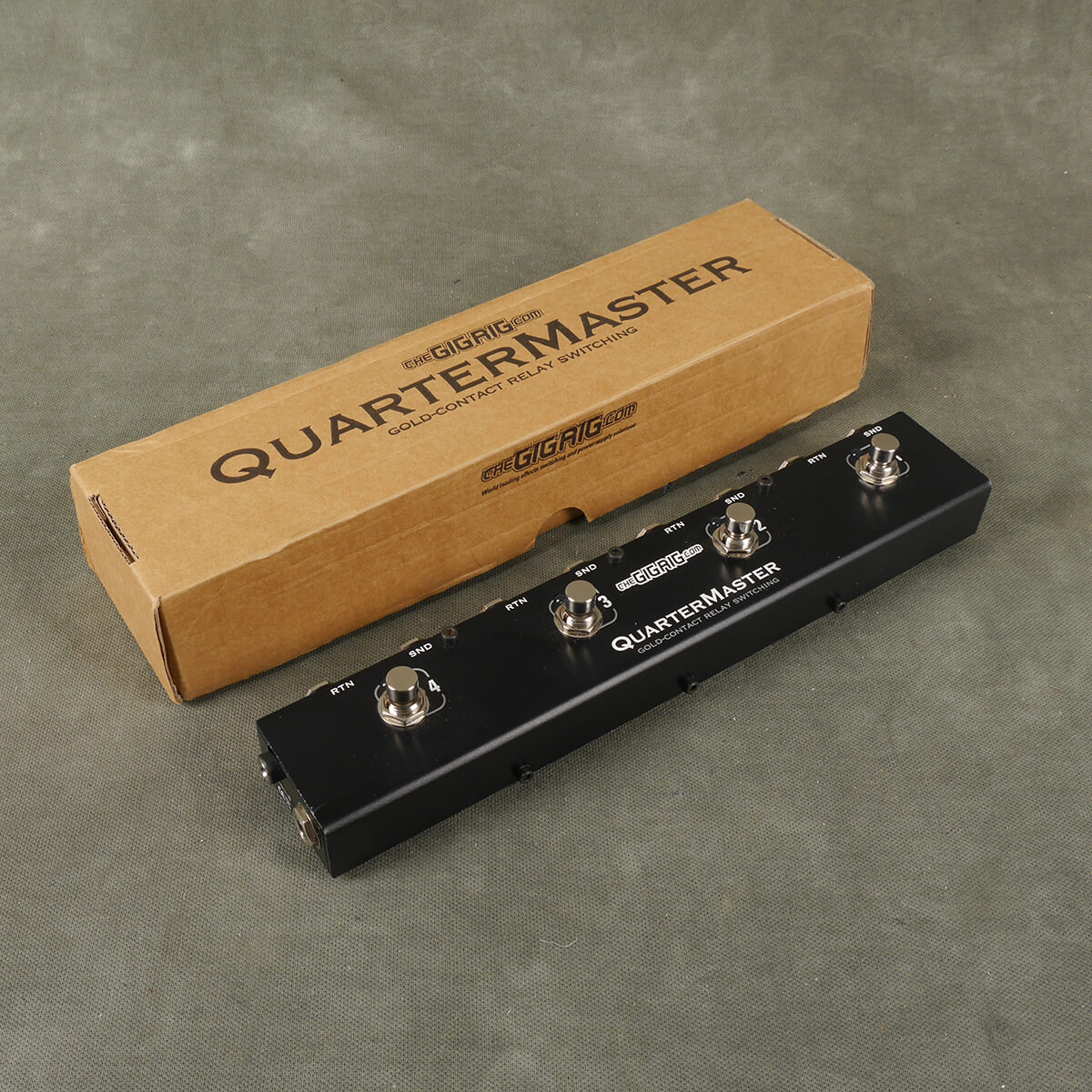 Gigrig Quartermaster QMX4 Switch Pedal w/Box 2nd Hand Rich Tone Music