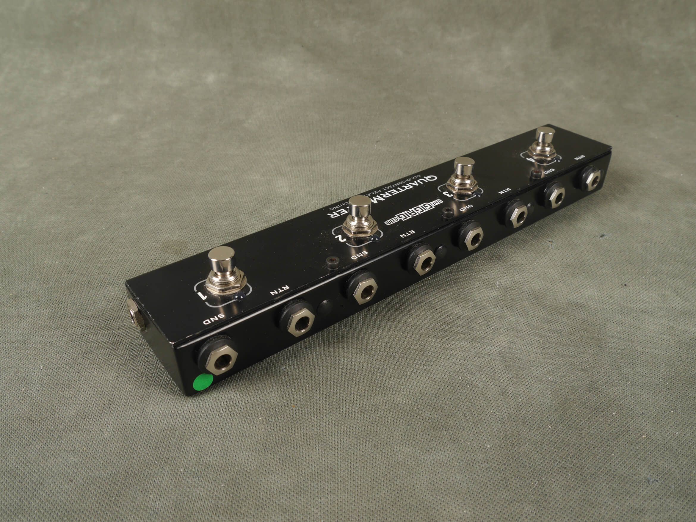 Gigrig Quartermaster QMX4 Switch Pedal w/Box 2nd Hand Rich Tone Music