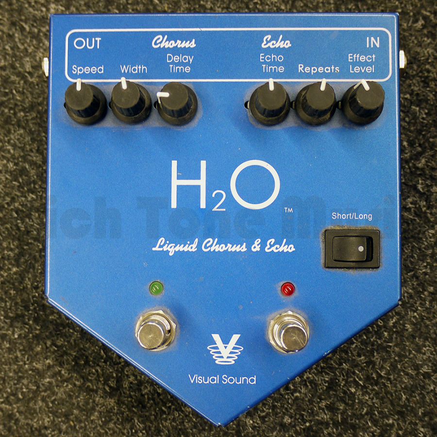 Visual Sound H2O Chorus & Delay FX Pedal 2nd Hand Rich Tone Music