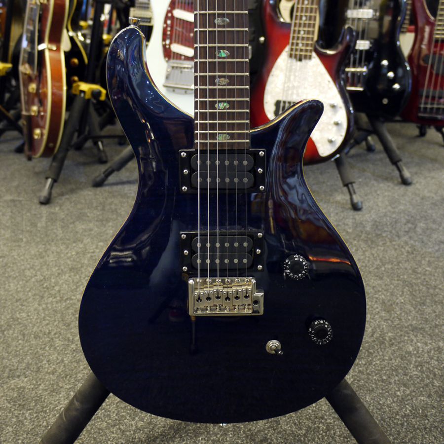 Stagg Double Cut Electric Guitar Transparent Blue 2nd Hand Rich