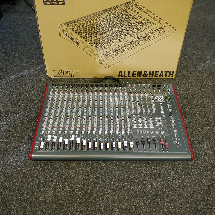 Allen and Heath ZED R16 Firewire Mixer with Box 2nd Hand Rich Tone