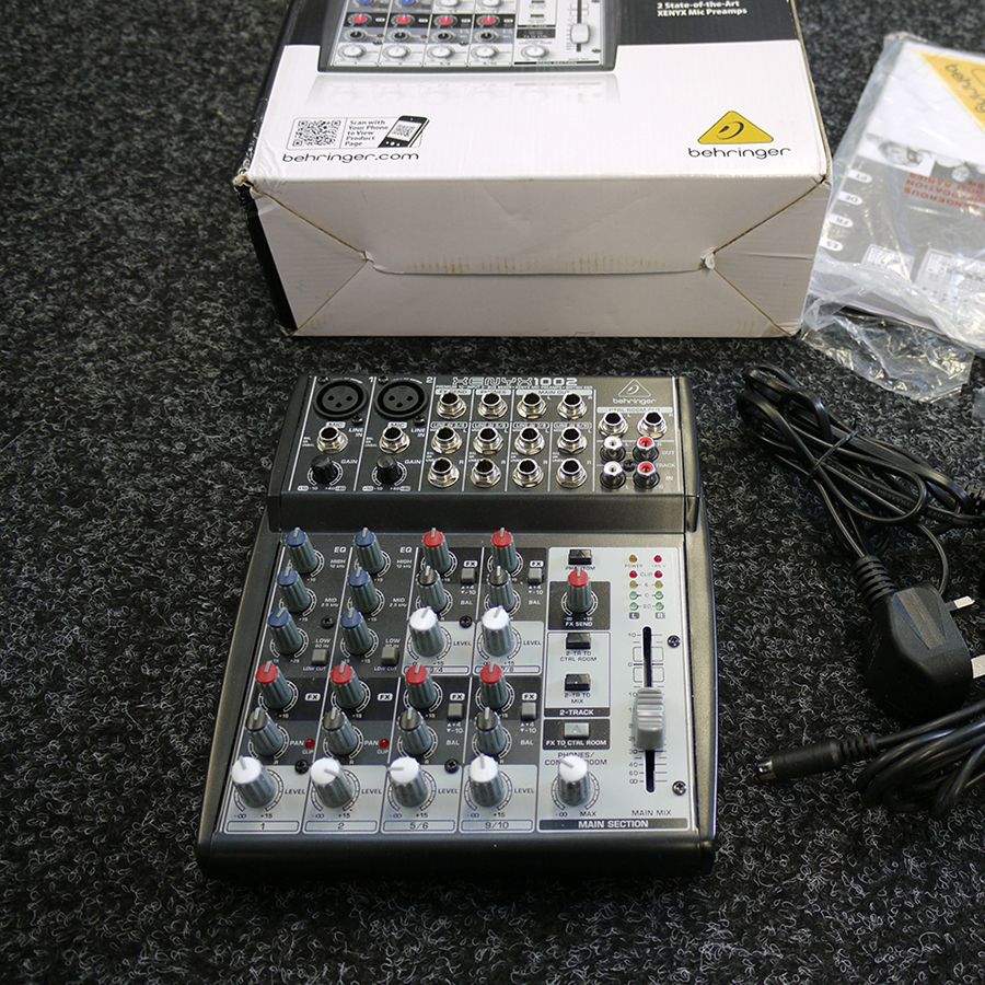 Behringer Xenyx 1002 Analog Mixer w/ Box 2nd Hand Rich Tone Music