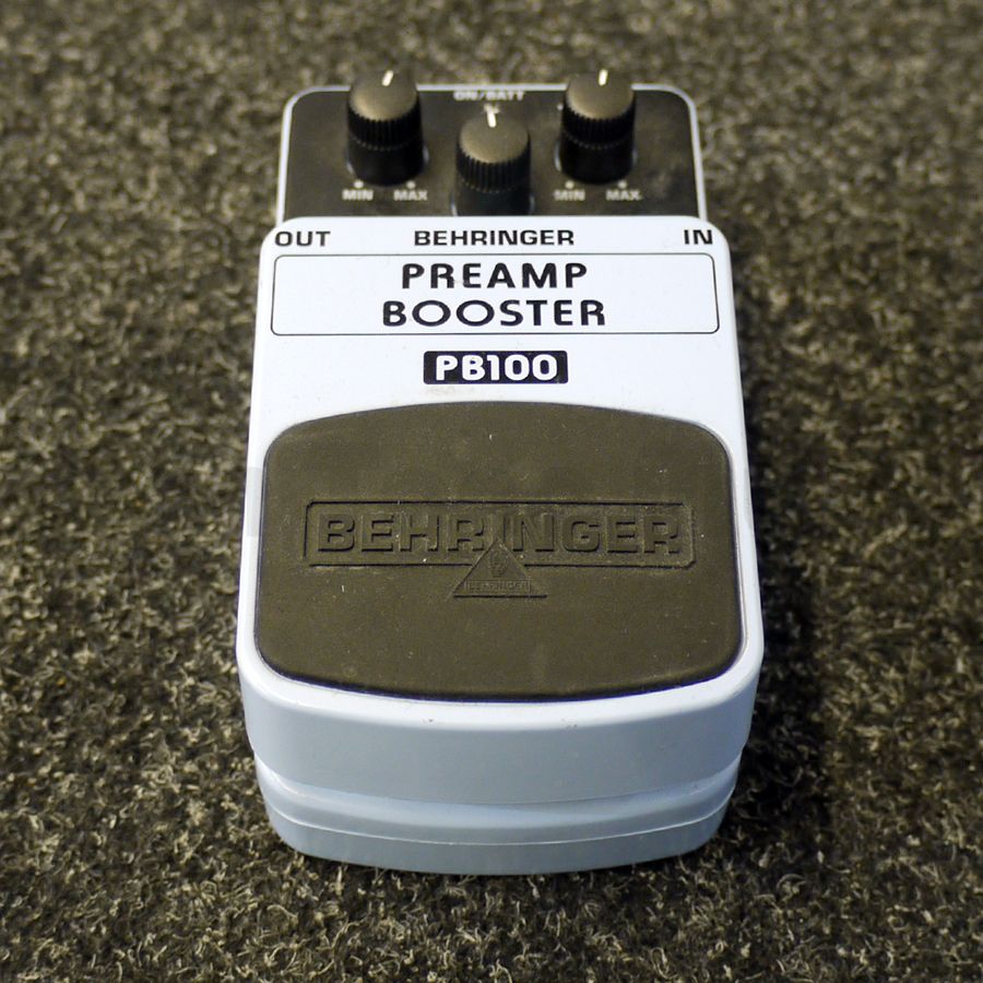 Behringer PB100 Preamp Booster FX Pedal 2nd Hand Rich Tone Music