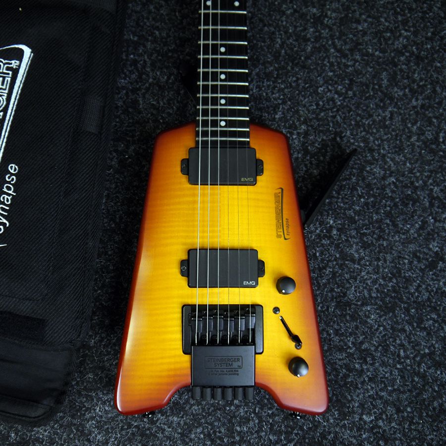 Steinberger Synapse Ss 2f Electric Guitar Sunburst W Gig Bag 2nd