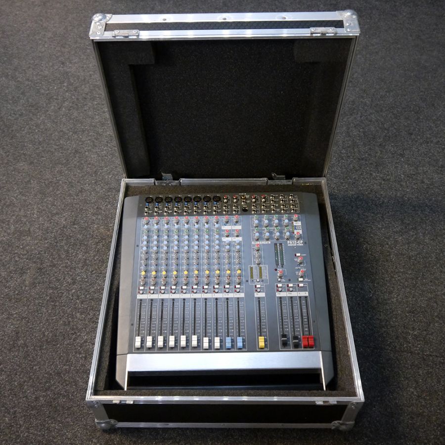 Allen and Heath PA12CP Powered Mixer w/ Flight Case 2nd Hand Rich