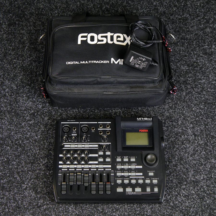 Fostex MR8 MkII 8Track Digital Multitrack Recorder w/ Gig Bag 2nd