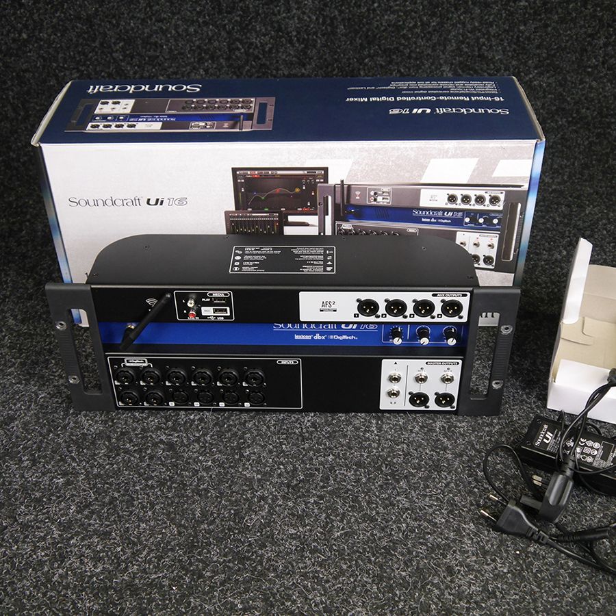 Soundcraft Ui16 RemoteControlled Digital Mixer w/ Box 2nd Hand