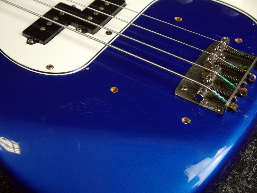 Morris Hurricane Electric Bass Guitar Blue 2nd Hand Rich Tone Music