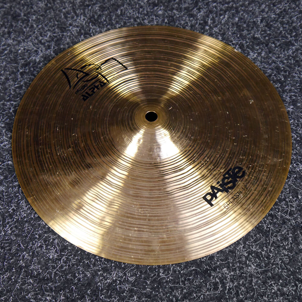 Paiste Alpha Prime Splash Cymbal, 12″ 2nd Hand Rich Tone Music