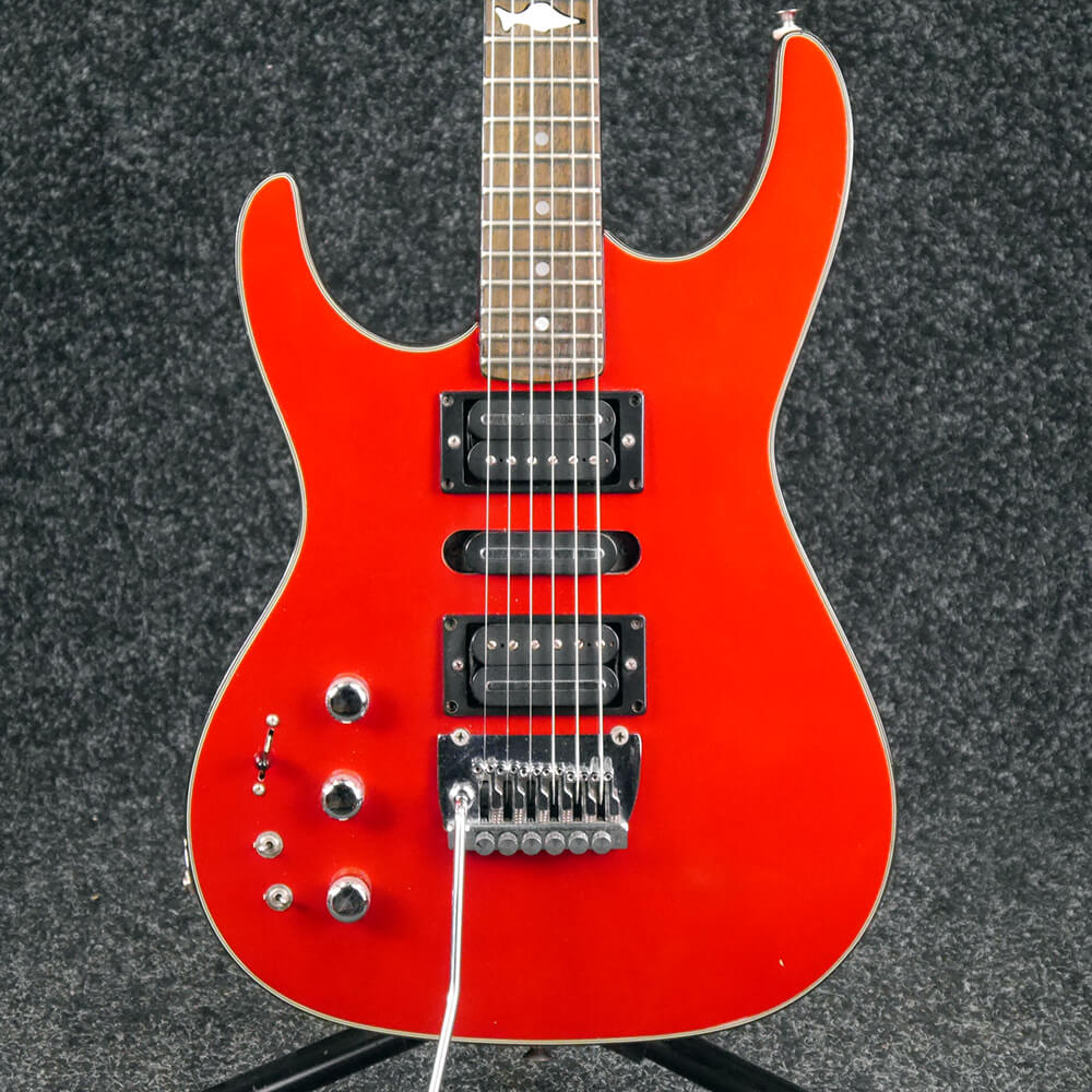 Marlin Loner Left Handed Electric Guitar Orange 2nd Hand Rich