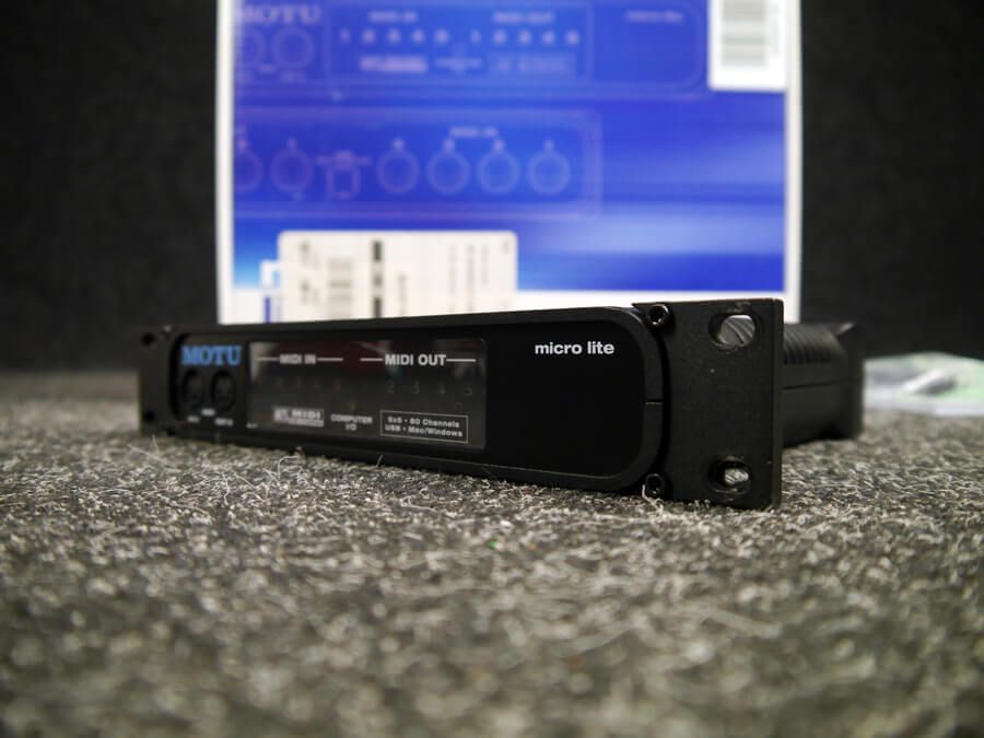 MOTU Micro Lite 5x5 USB MIDI Interface w/Box 2nd Hand Rich Tone Music