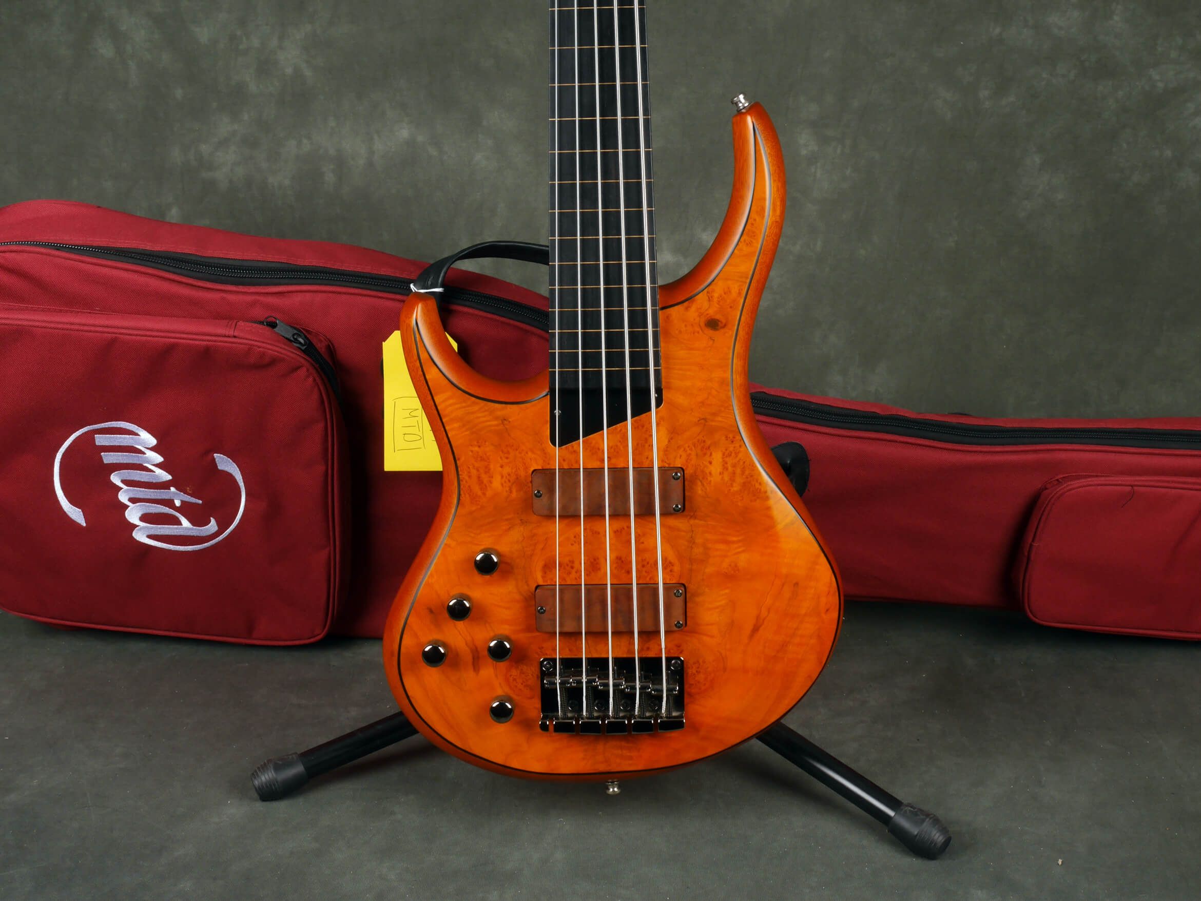 MTD 5String Fretless Bass, Left Handed w/Gig Bag 2nd Hand Rich
