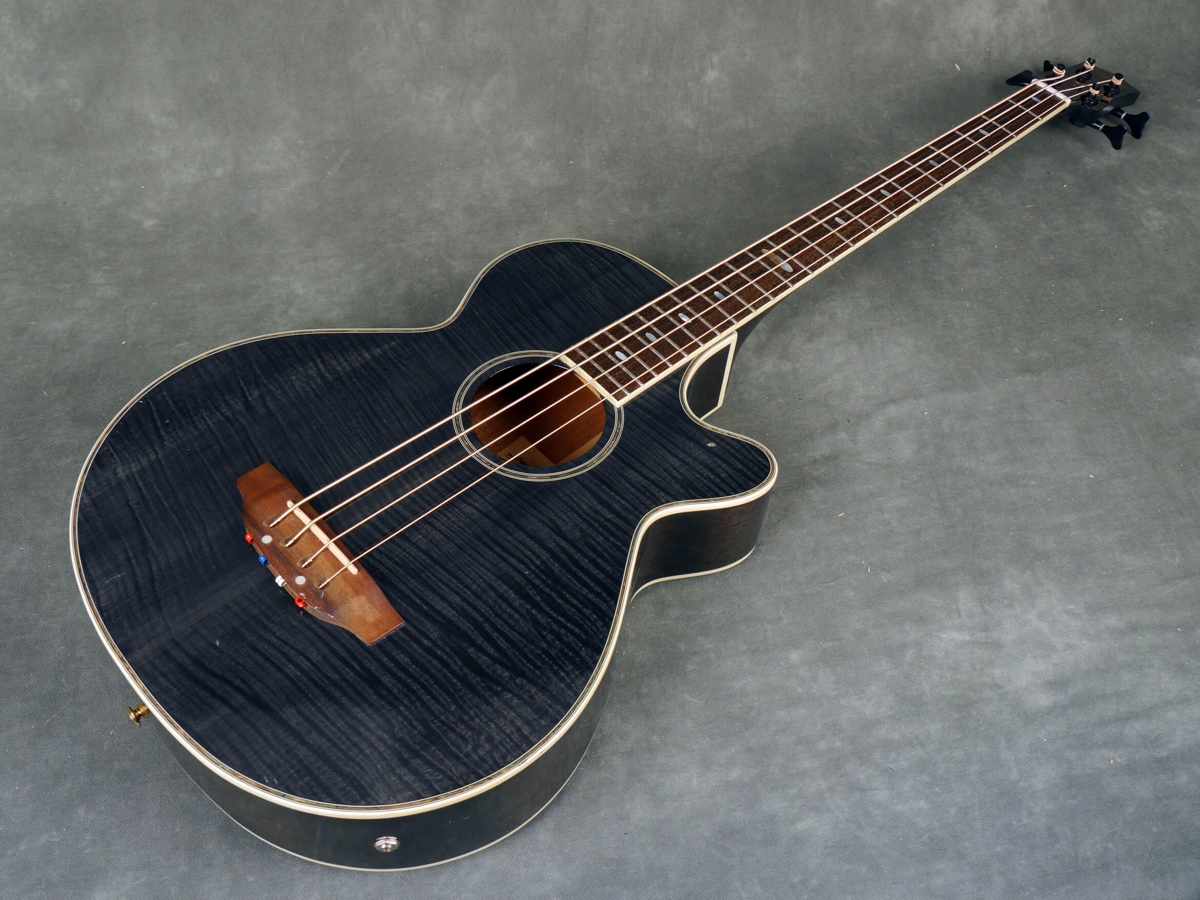 Santa Ana Electro-Acoustic Bass Guitar - Trans Black - 2nd Hand | Rich ...