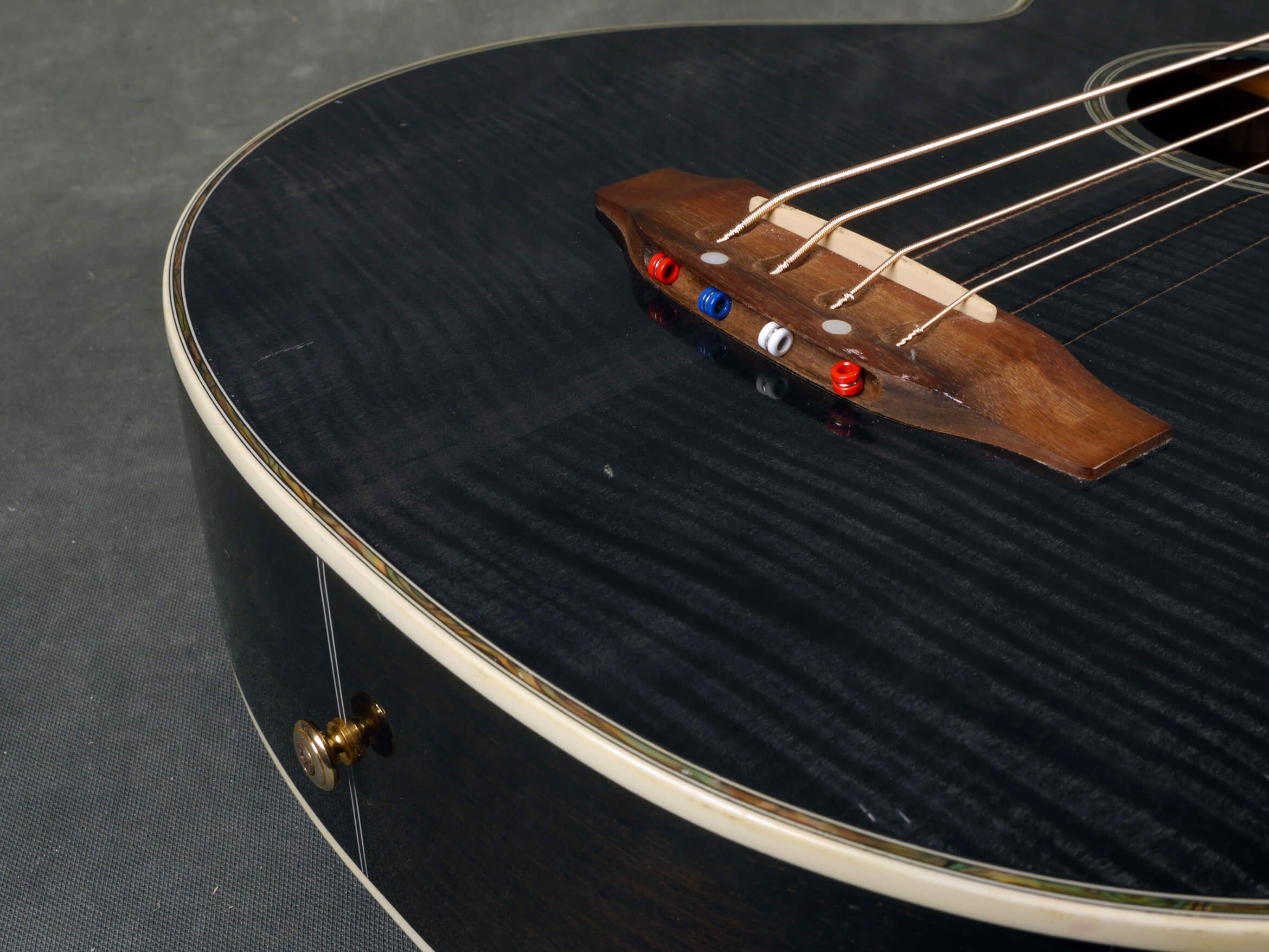 Santa Ana Electro-Acoustic Bass Guitar - Trans Black - 2nd Hand | Rich ...