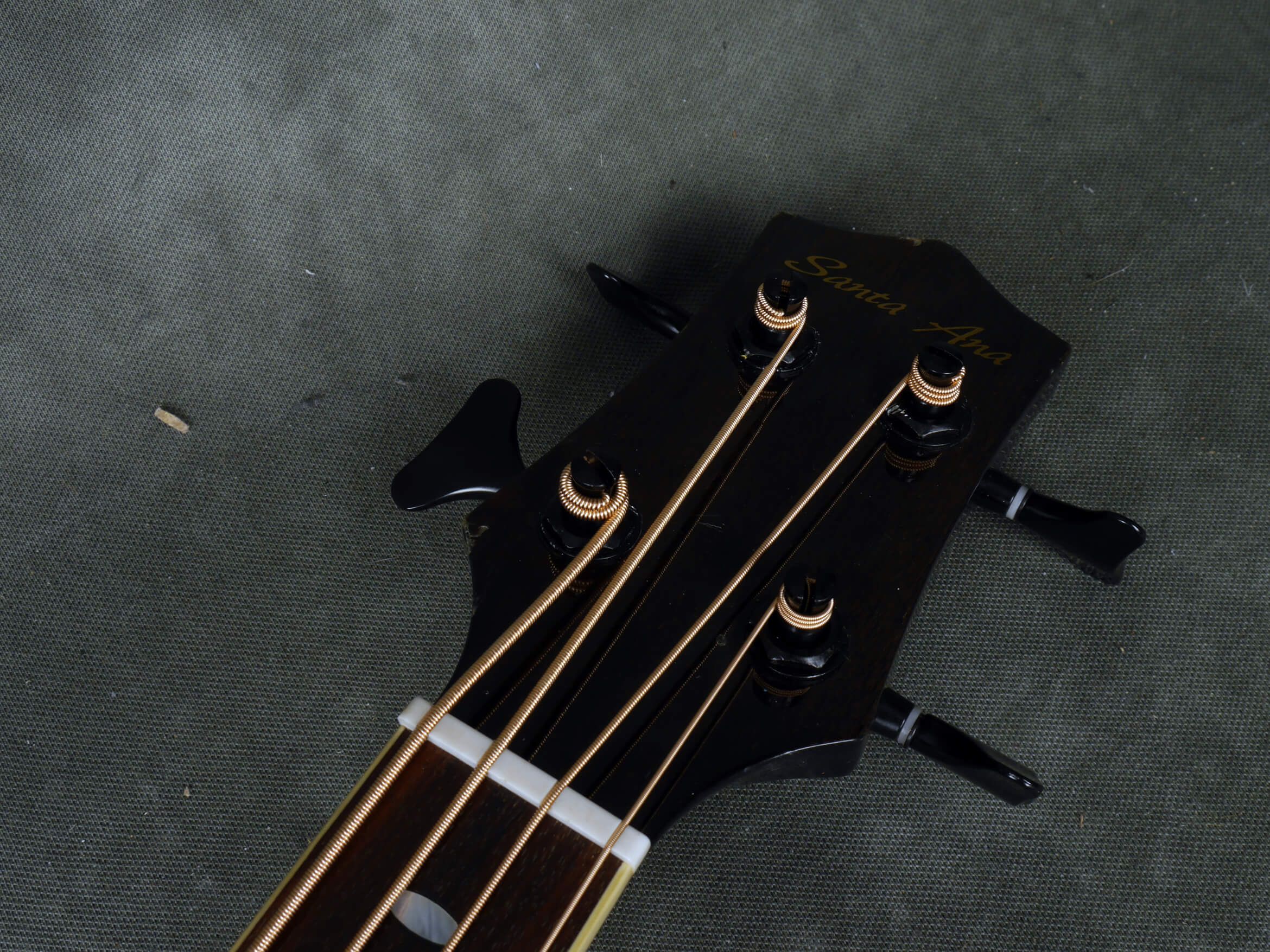 Santa Ana Electro-Acoustic Bass Guitar - Trans Black - 2nd Hand | Rich ...