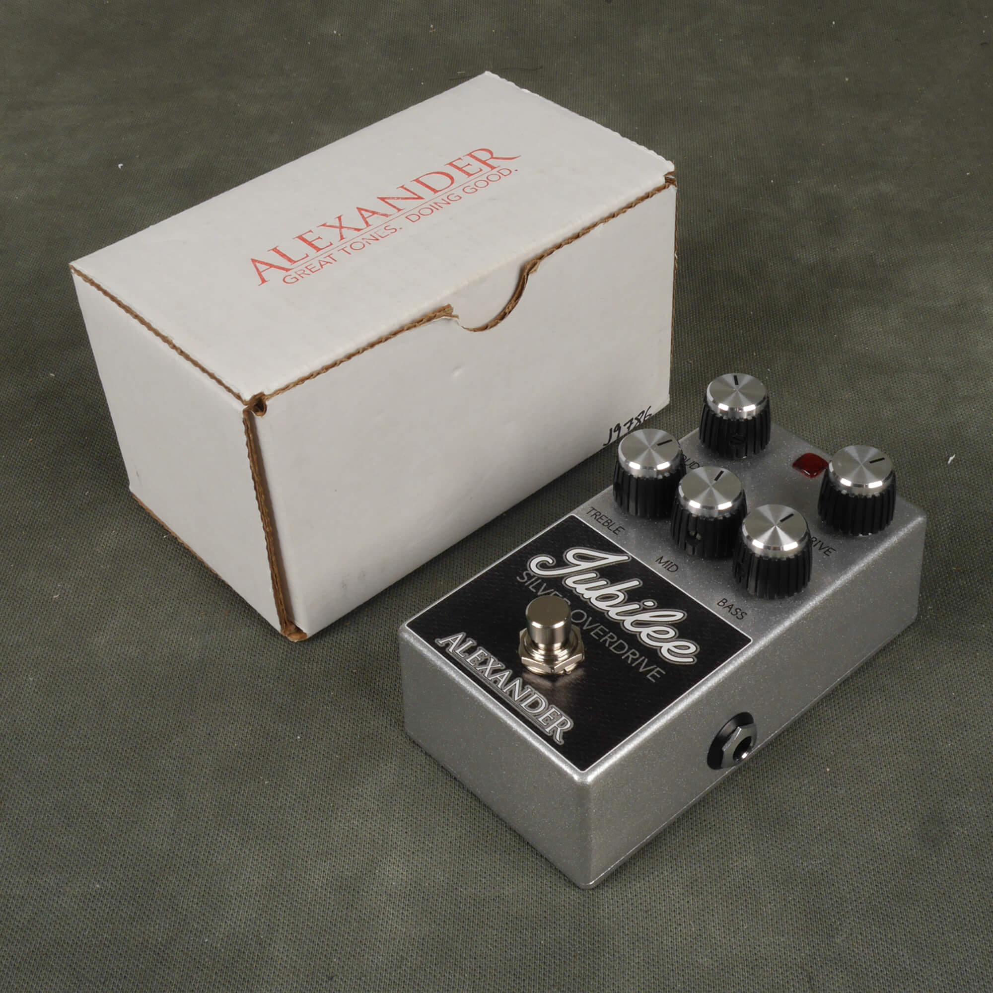Alexander Pedals Jubilee Silver Overdrive FX Pedal w/Box - 2nd Hand