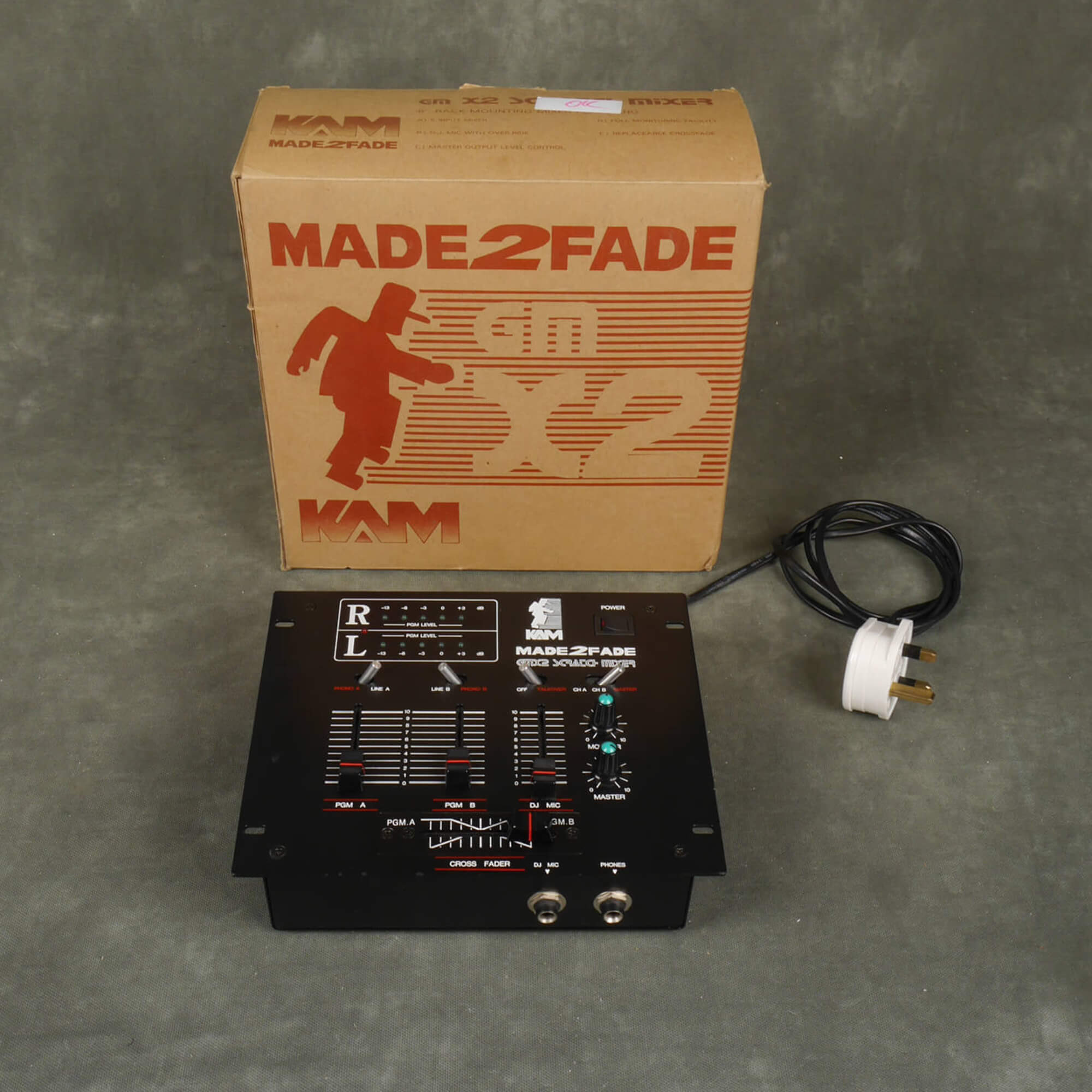 KAM Made2Fade GMX2 DJ Mixer w/Box 2nd Hand Rich Tone Music