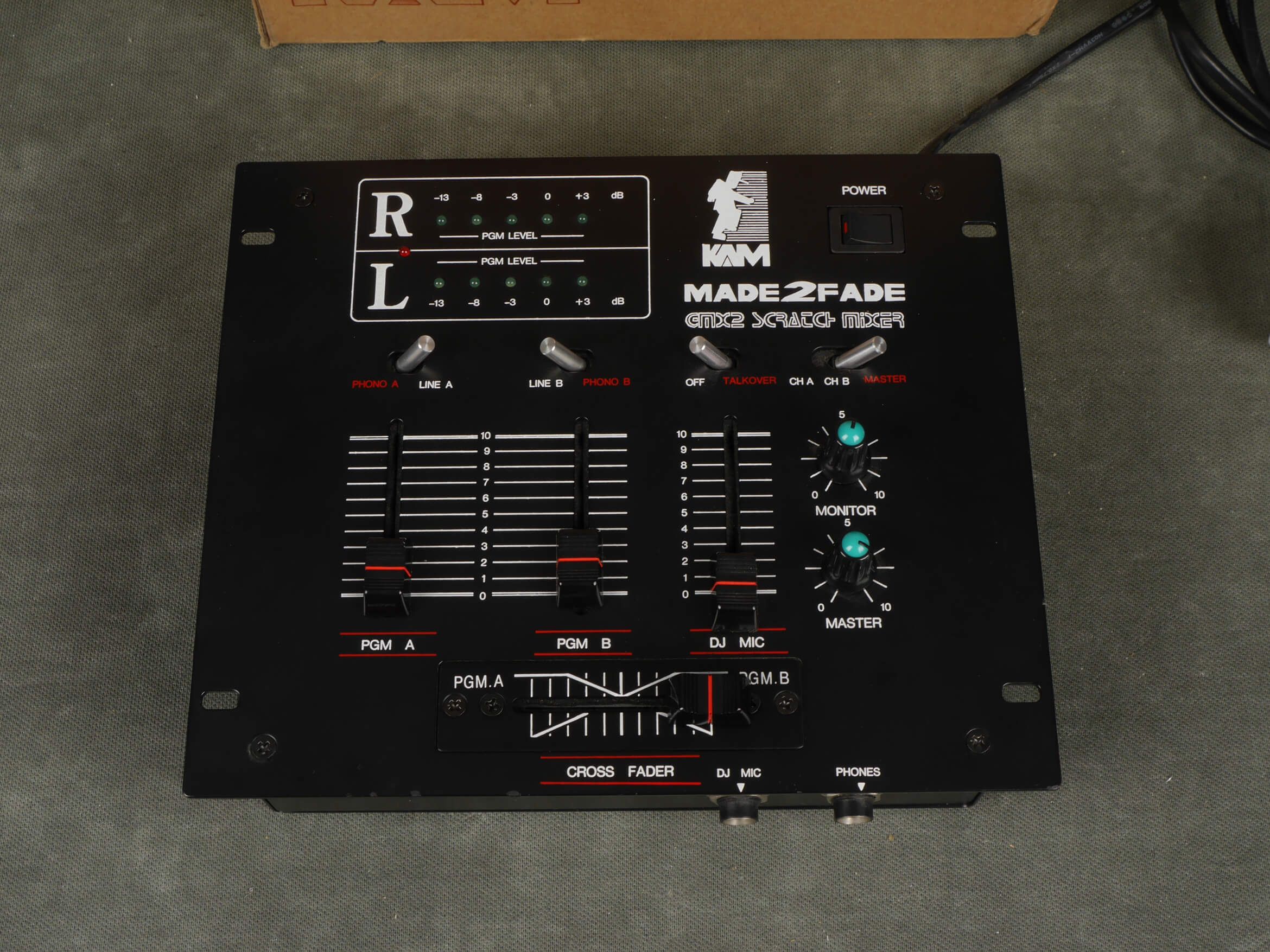 KAM Made2Fade GMX2 DJ Mixer w/Box 2nd Hand Rich Tone Music