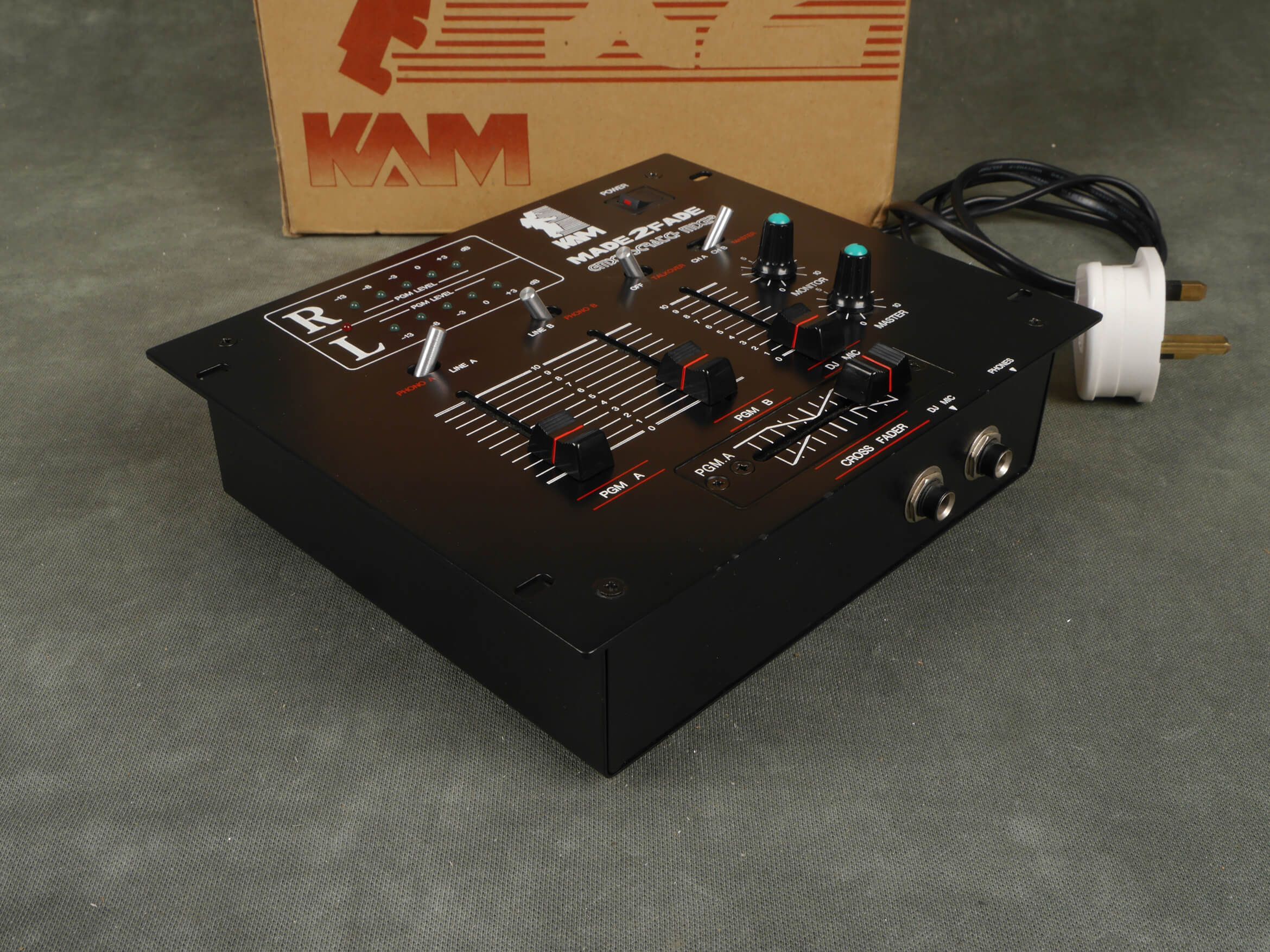 KAM Made2Fade GMX2 DJ Mixer w/Box 2nd Hand Rich Tone Music