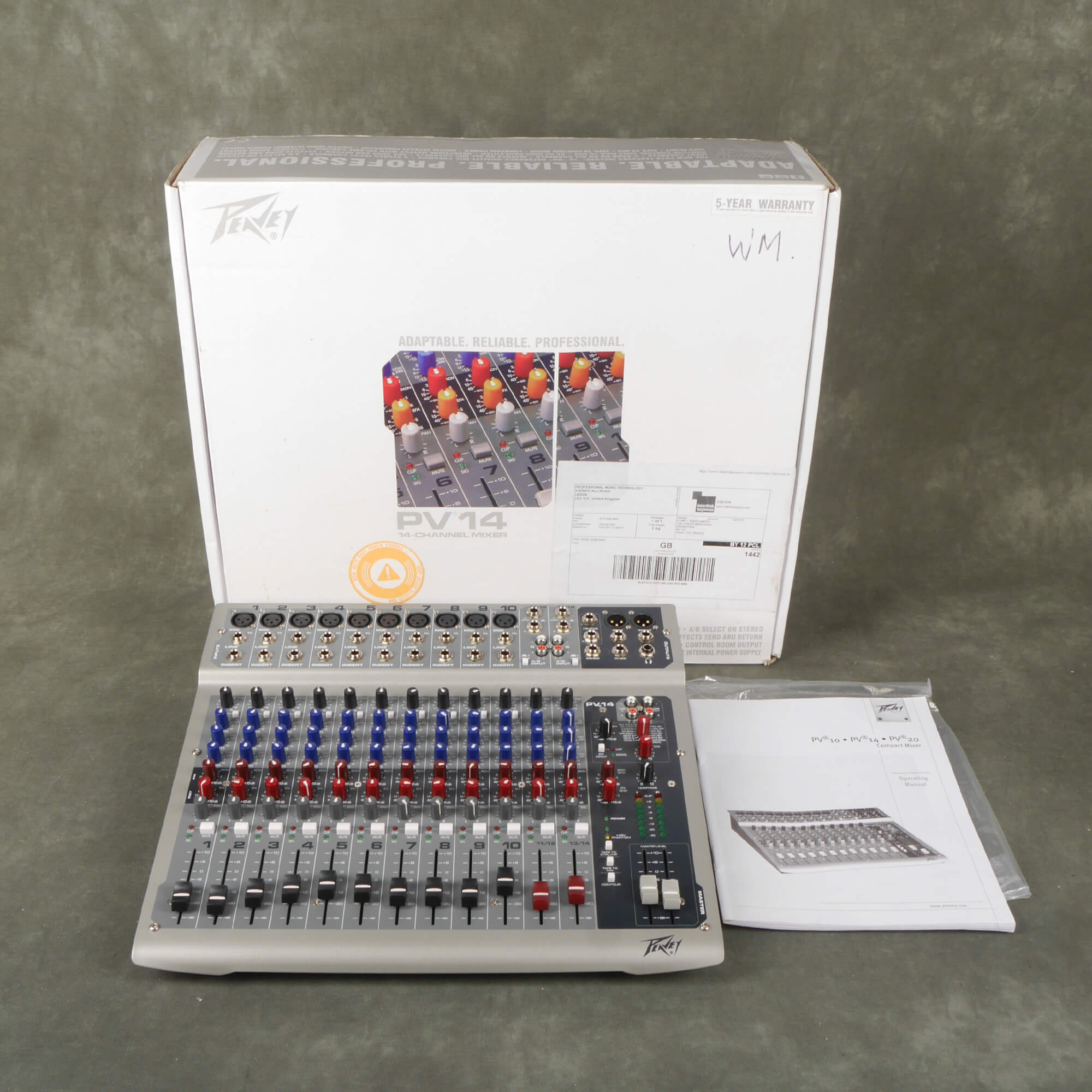 Peavey PV14 14Channel Mixer w/Box 2nd Hand Rich Tone Music