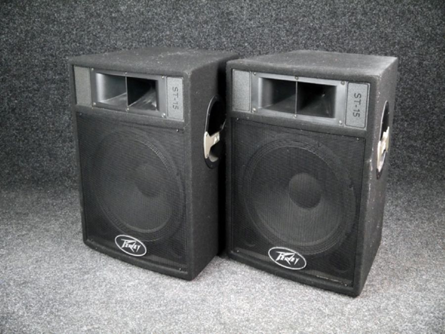 Peavey Pro ST15 Passive PA Speakers PAIR 2nd Hand **COLLECTION ONLY
