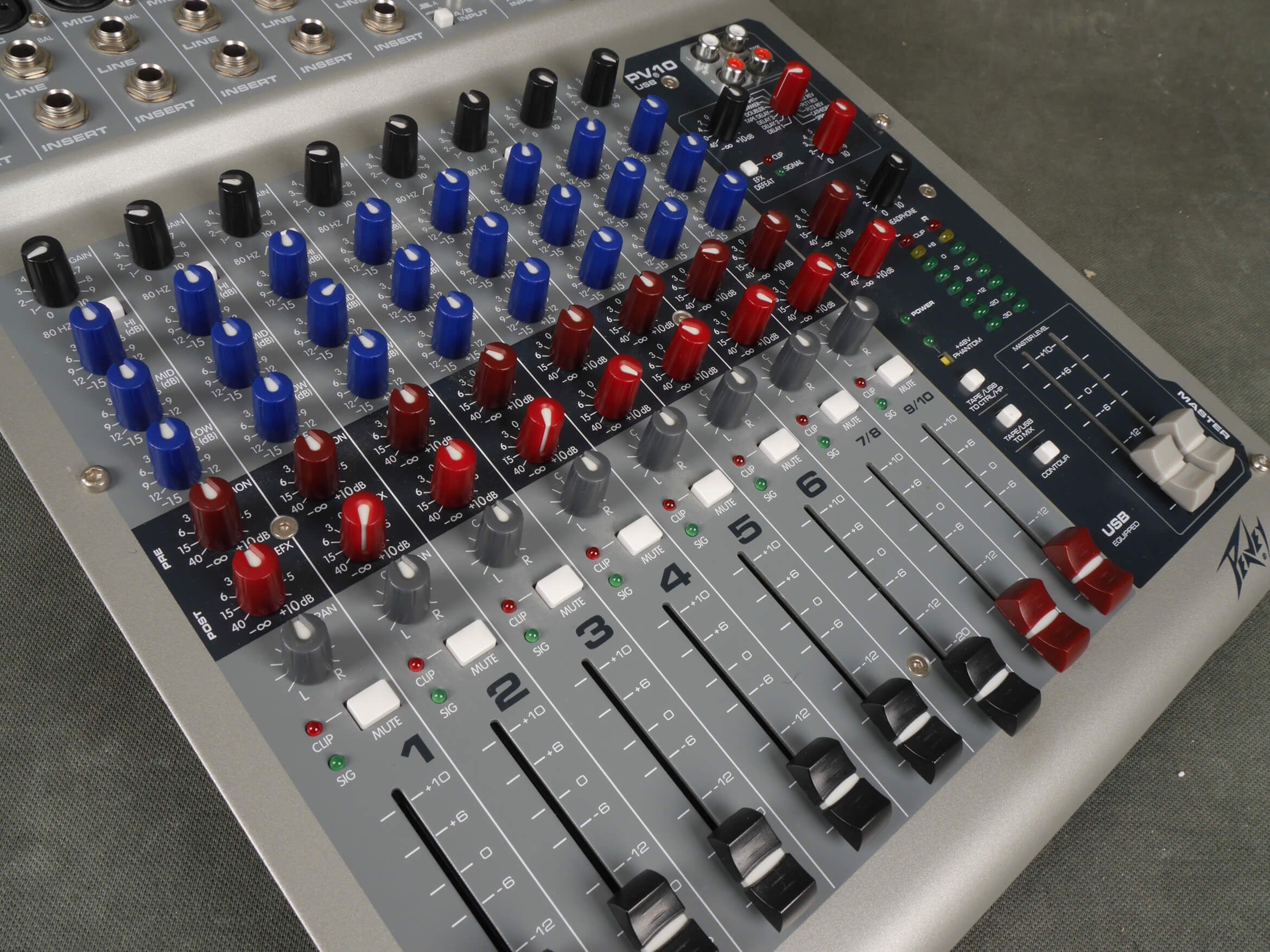 Peavey PV 10 USB Mixer w/Box & PSU 2nd Hand Rich Tone Music