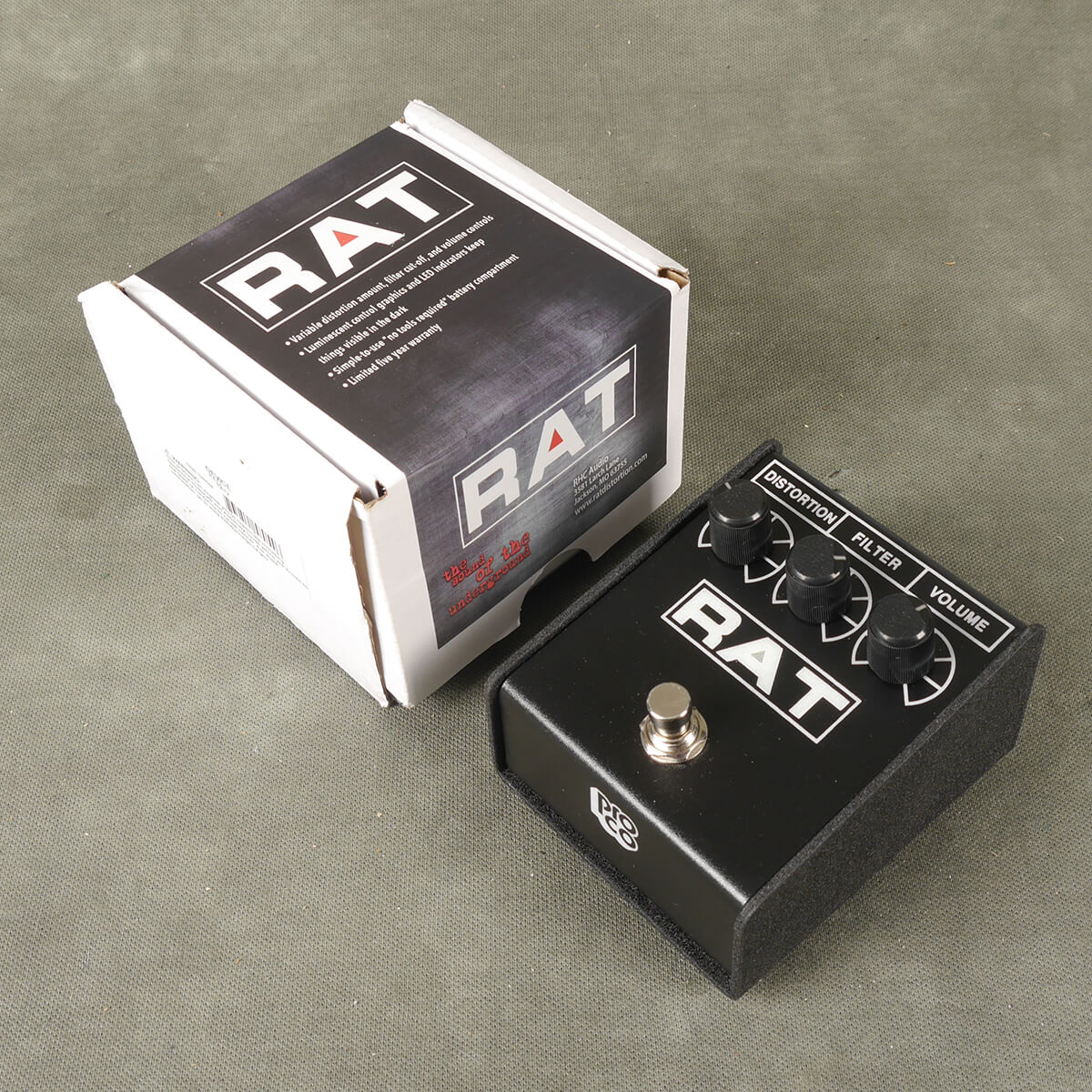 ProCo Rat Distortion FX Pedal w/Box 2nd Hand Rich Tone Music