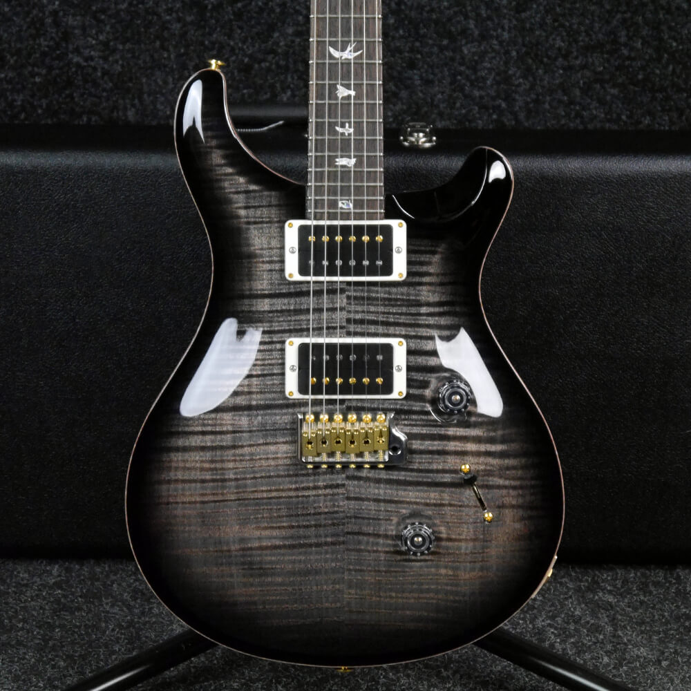 PRS Custom 24 10 Top - Charcoal Burst W/Hard Case - 2nd Hand | Rich ...